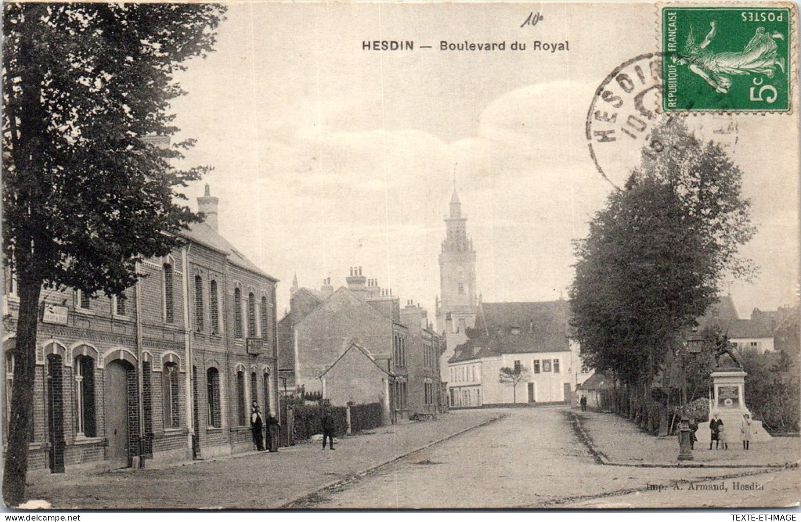 62 HESDIN - Le Boulevard Du Royal.  - Henin-Beaumont