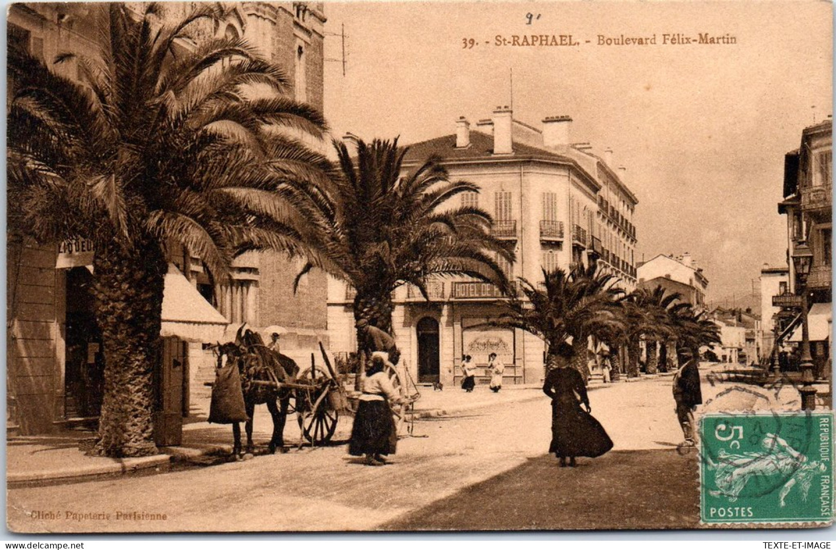 83 SAINT RAPHAEL - Le Boulevard Felix Martin.  - Autres & Non Classés