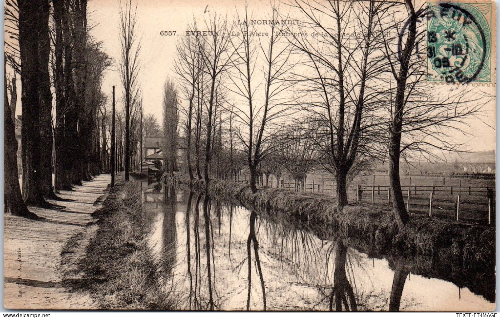 27 EVREUX - Vue Sur La Riviere Iton  - Evreux