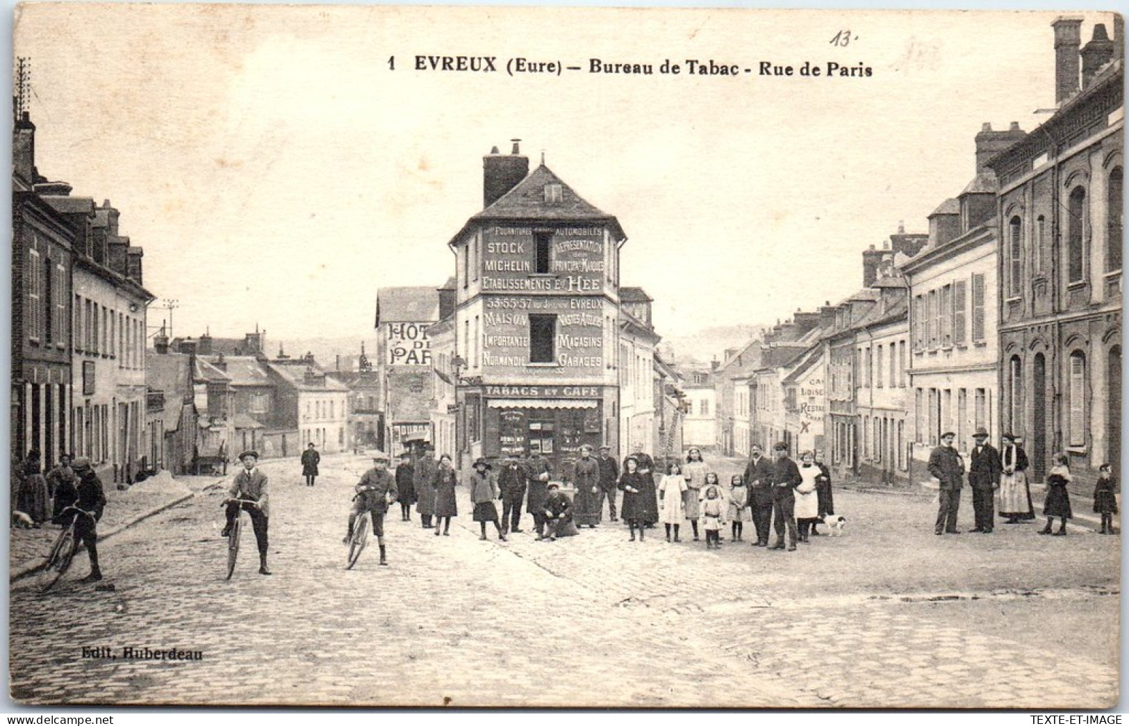 27 EVREUX - Bureau De Tabac Rue De Paris.  - Evreux