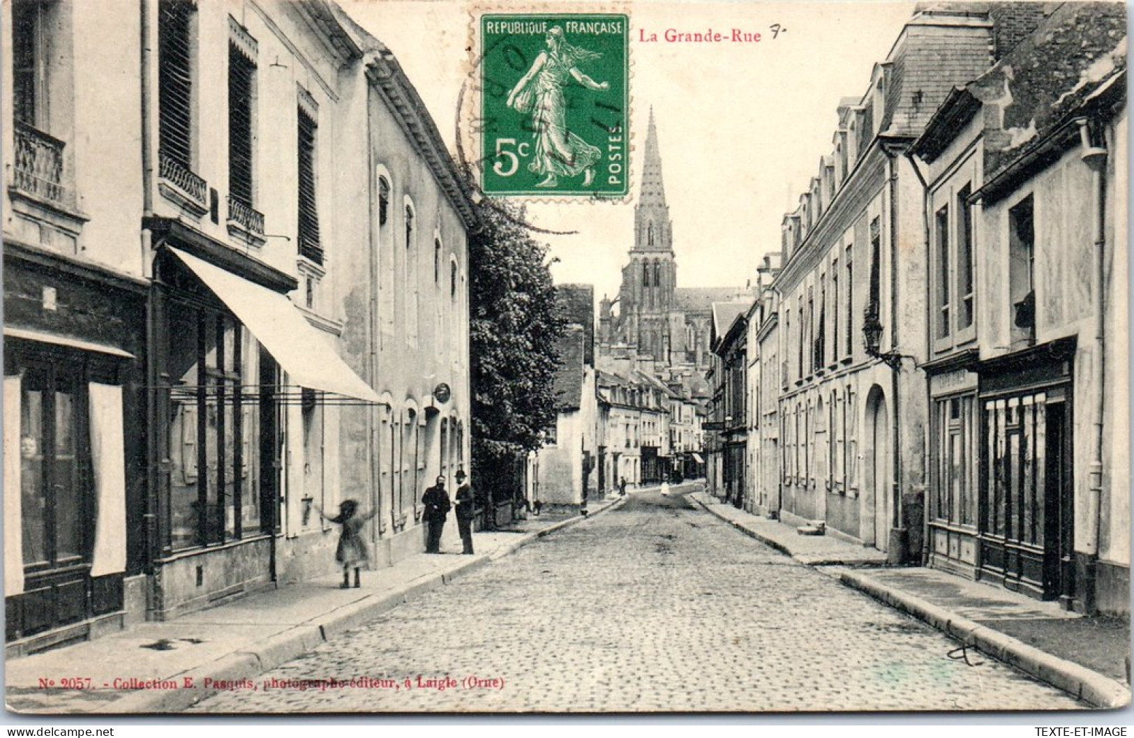 61 LAIGLE - Vue De La Grande Rue.  - L'Aigle