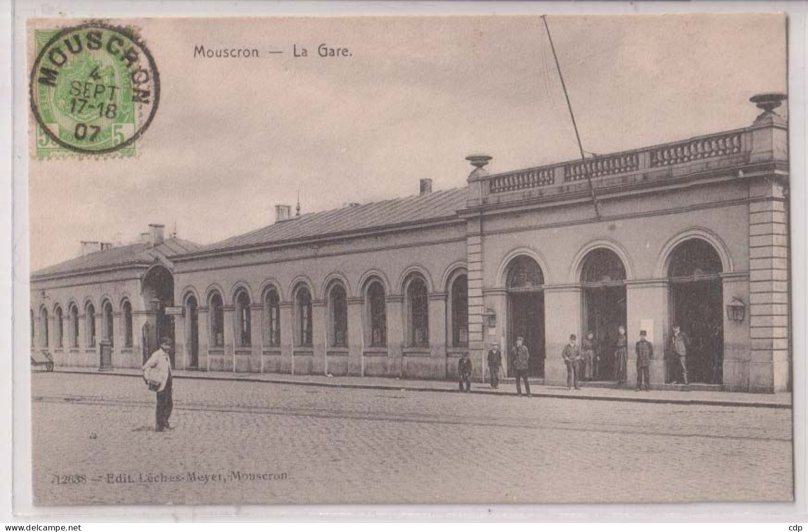 Cpa Mouscron  Gare - Mouscron - Möskrön