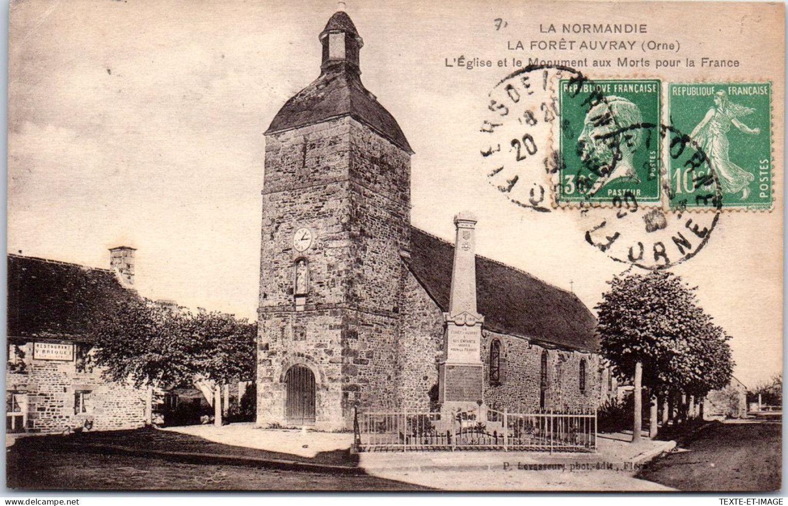 61 LA FORET AUVRAY - Vue De L'eglise.  - Autres & Non Classés