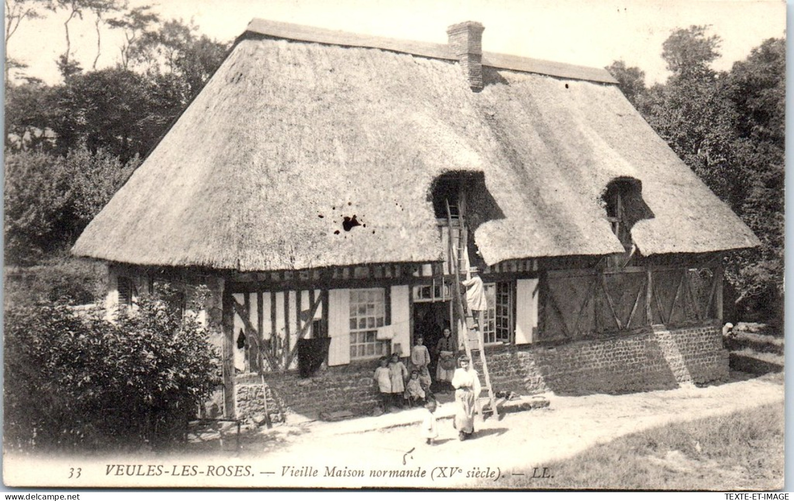 76 VEULES LES ROSES- Une Vieille Maison Normande.  - Sonstige & Ohne Zuordnung