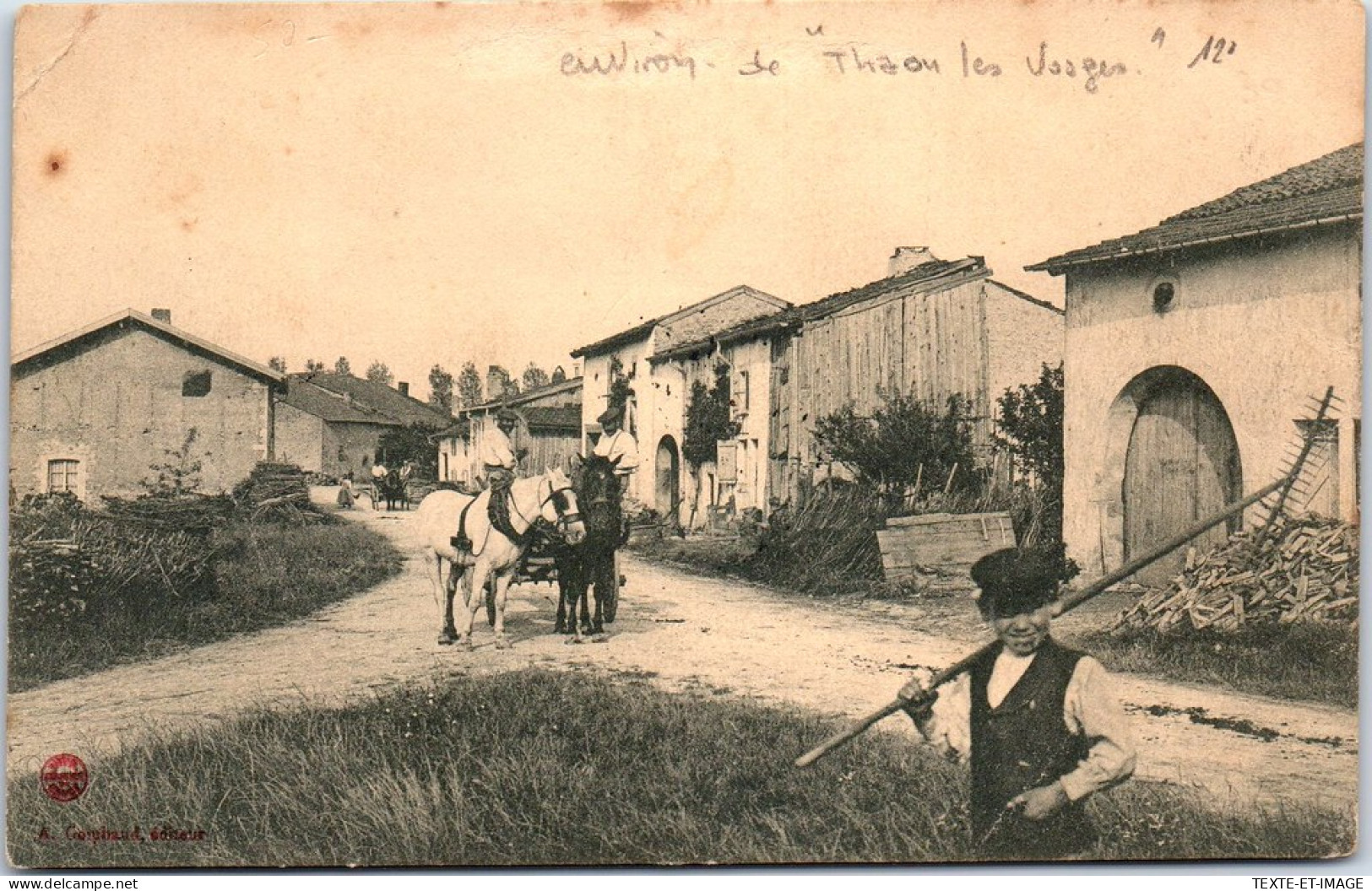 88 Environ De Thaon Les Vosges, Entree D'une Village  - Andere & Zonder Classificatie