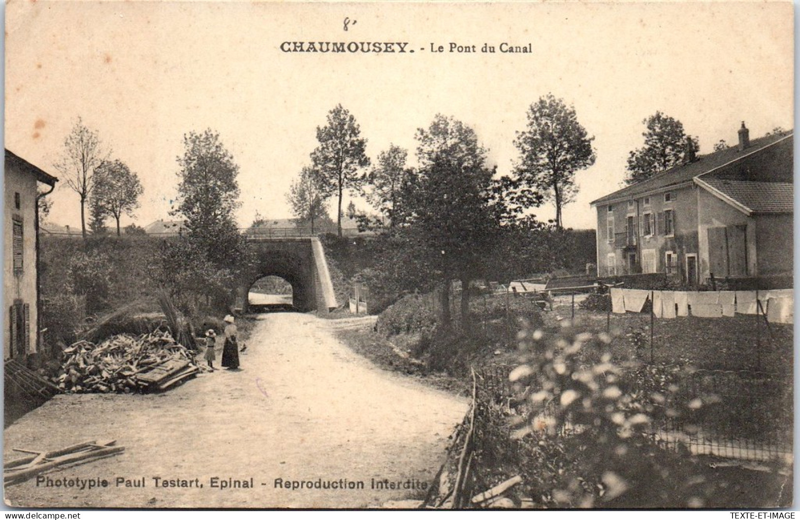 88 CHAUMOUSEY - Le Pont Du Canal.  - Autres & Non Classés