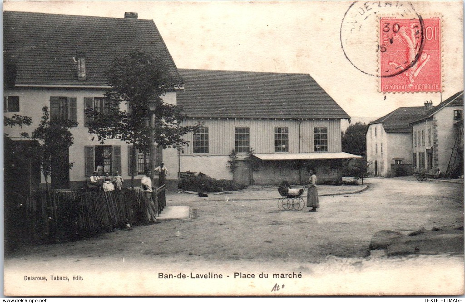 88 BAN DE LAVELINE - La Place Du Marche  - Autres & Non Classés