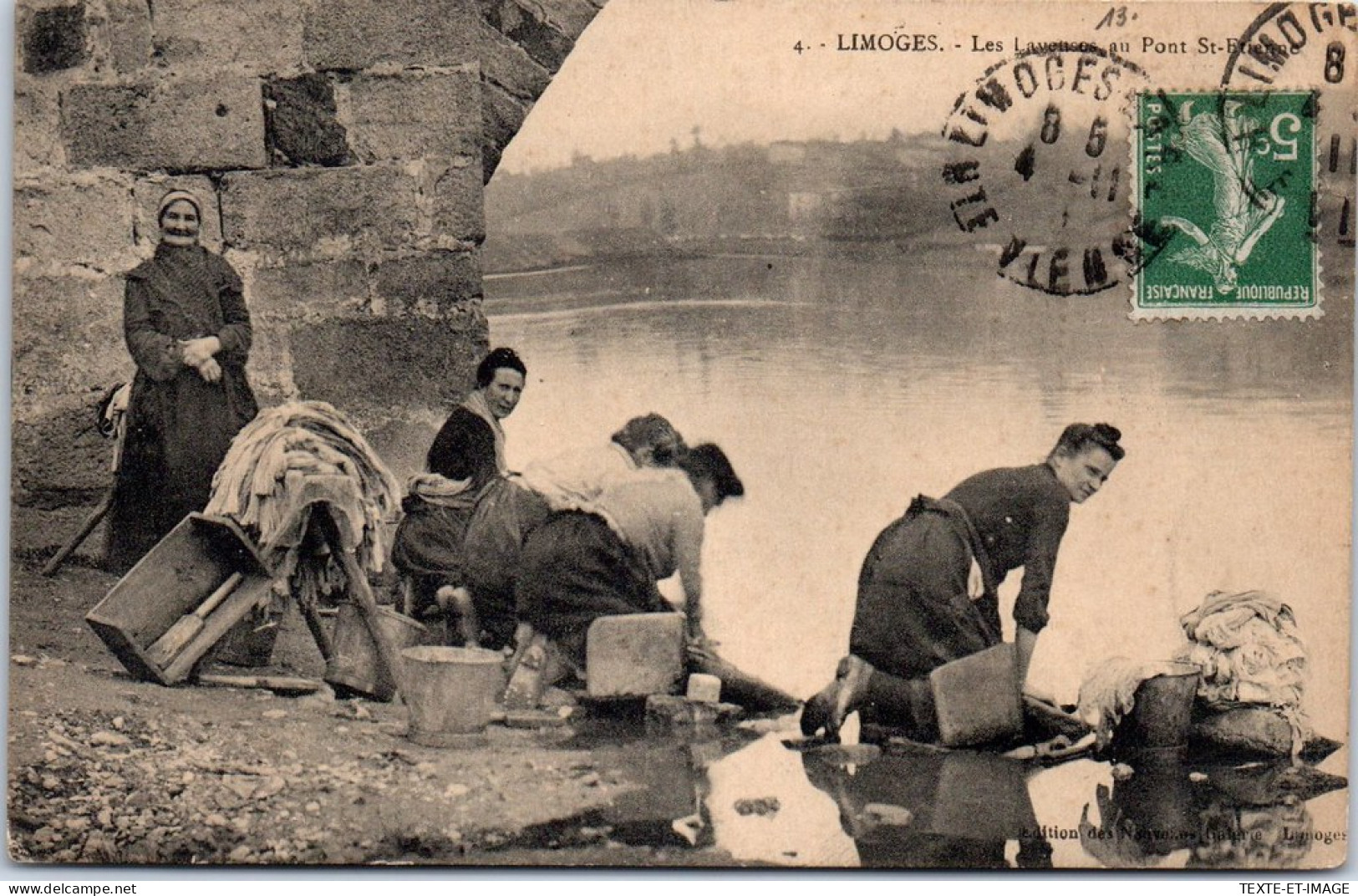 87 LIMOGES - Les Laveuses Au Pont Saint Etienne  - Limoges