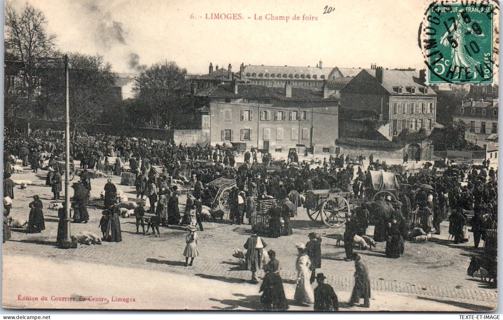 87 LIMOGES - Le Marche Aux Cochons Sur Le Champ De Foire  - Limoges