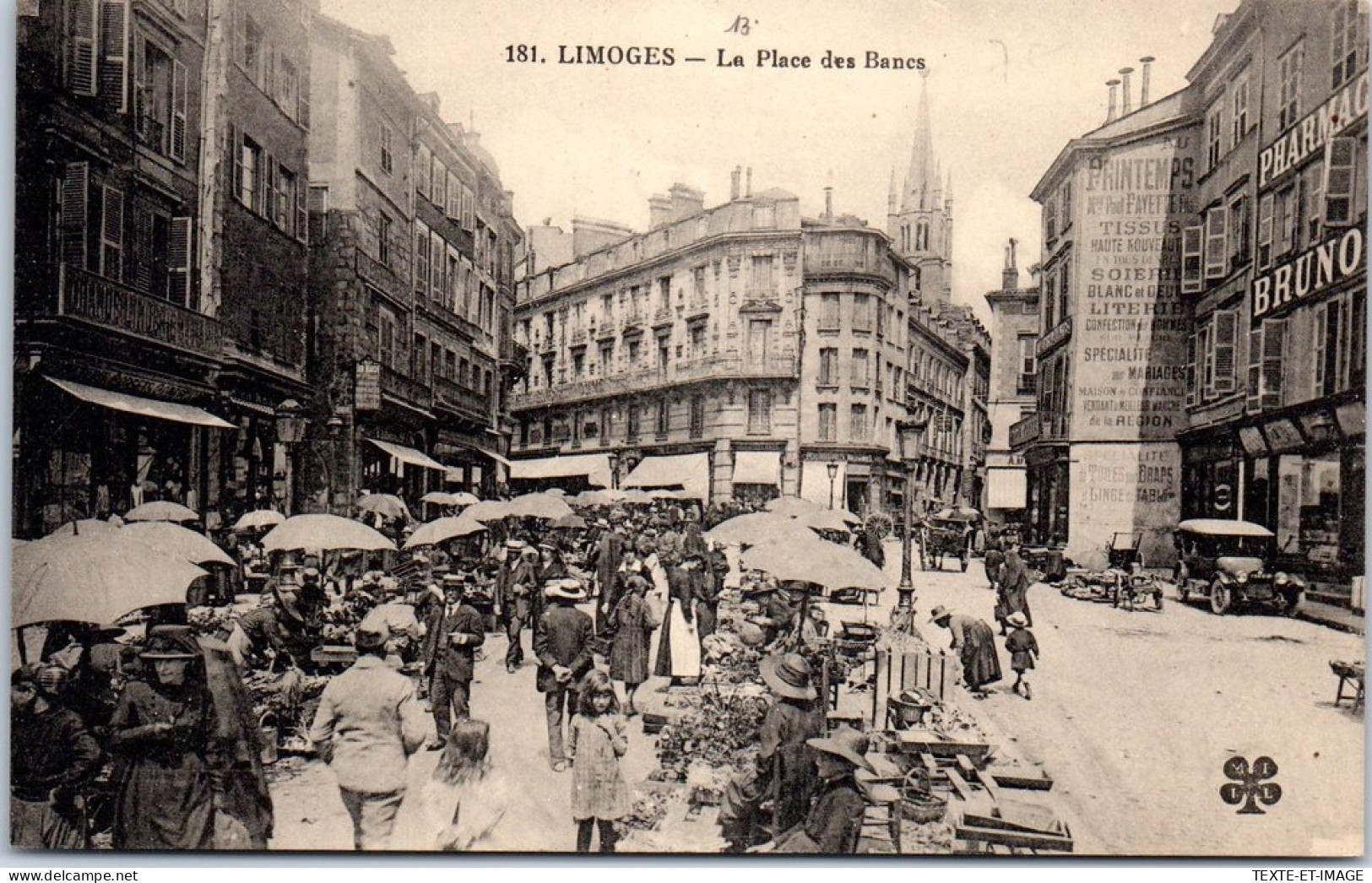 87 LIMOGES - La Place Des Bancs (le Marche) - Limoges