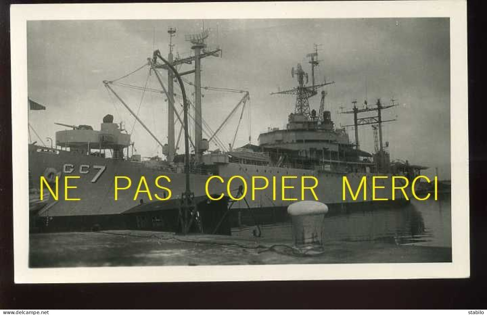 BATEAU DE GUERRE - GC 7 - FORMAT 11 X 7 CM - Schiffe