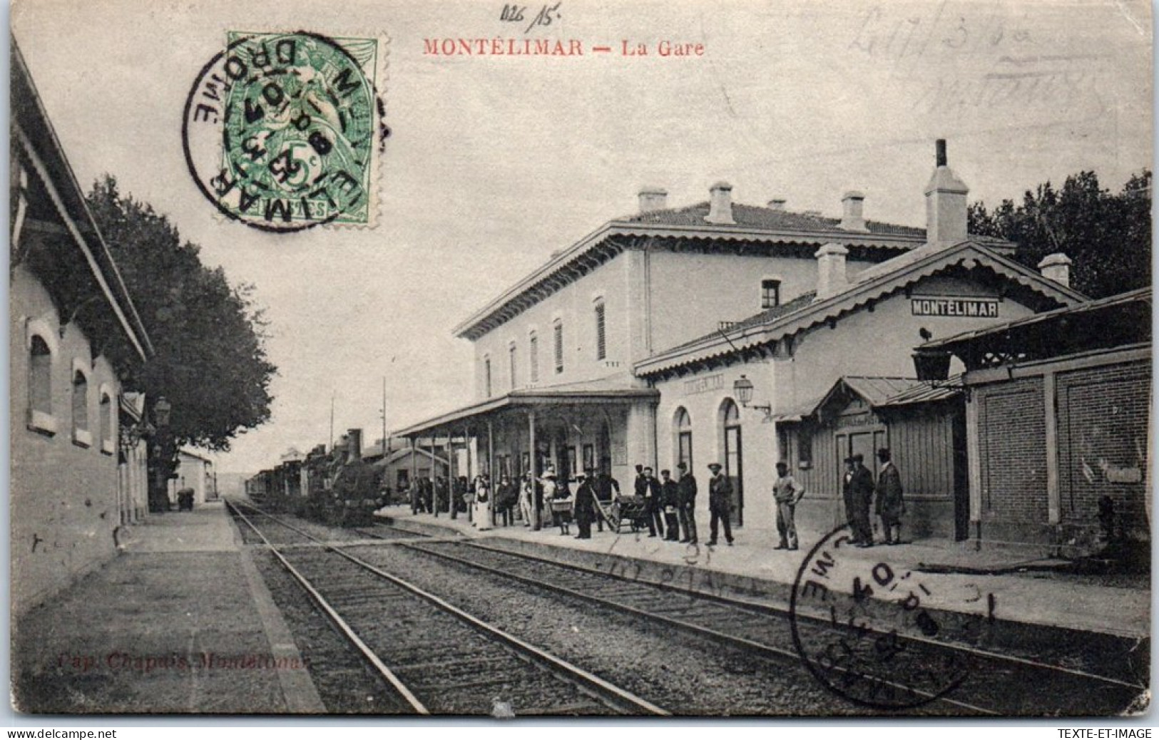 26 MONTELIMAR - Arrivee D'un Train En Gare  - Montelimar