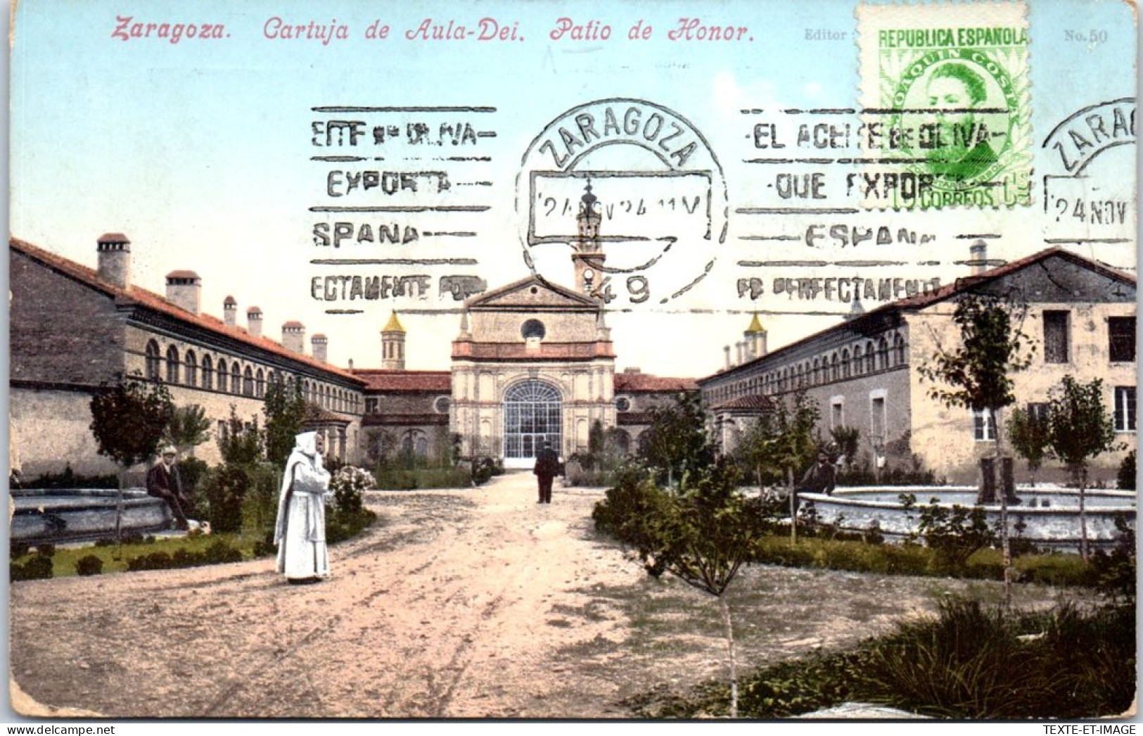 Espagne - CATALOGNE - ZARAGOZA - Cartuja De Aula Dei Patio De Honor  - Other & Unclassified