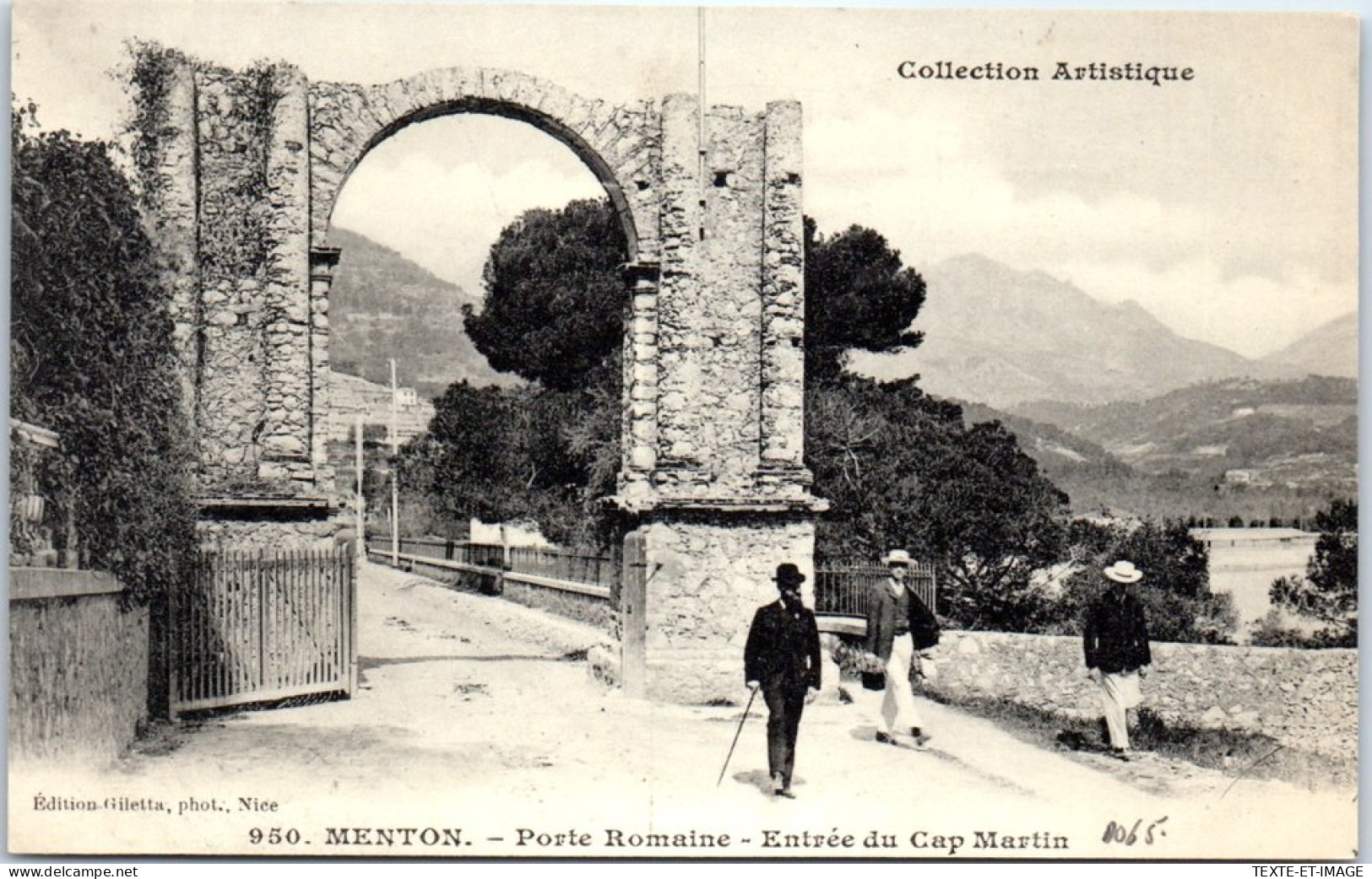06 MENTON - Porte Romaine, Entree Du Cap Martin  - Menton