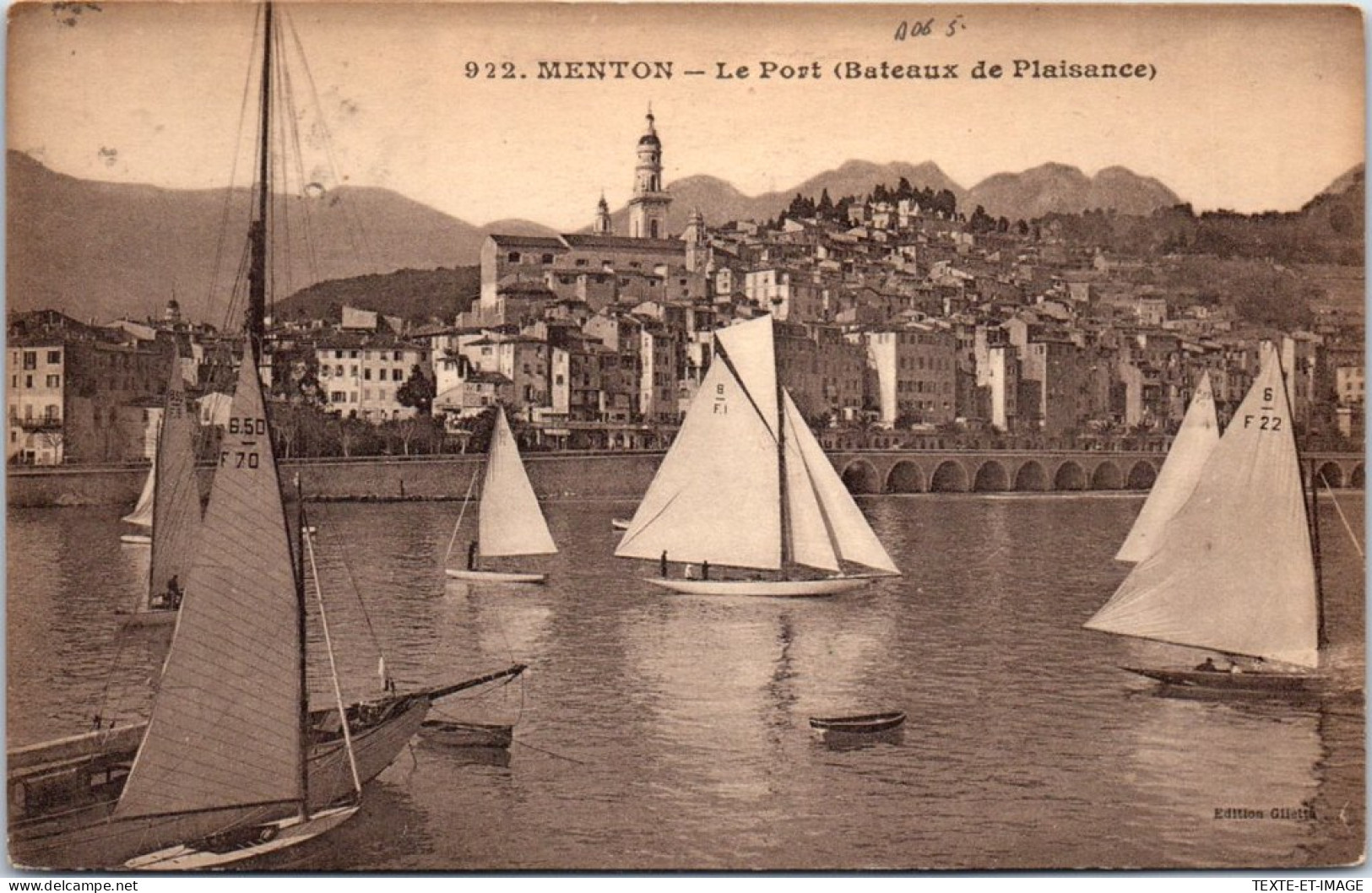 06 MENTON - Le Port (bateaux De Plaisance) - Menton
