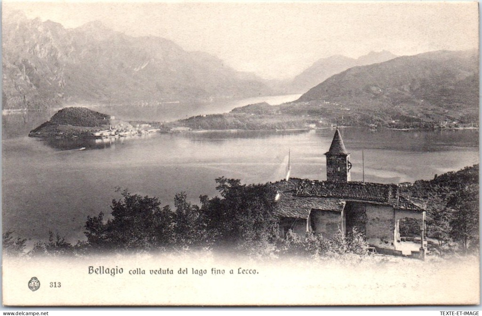 Italie - LOMBARDIE - Bellagio, Colla Veduta Del Lago Fino  - Autres & Non Classés