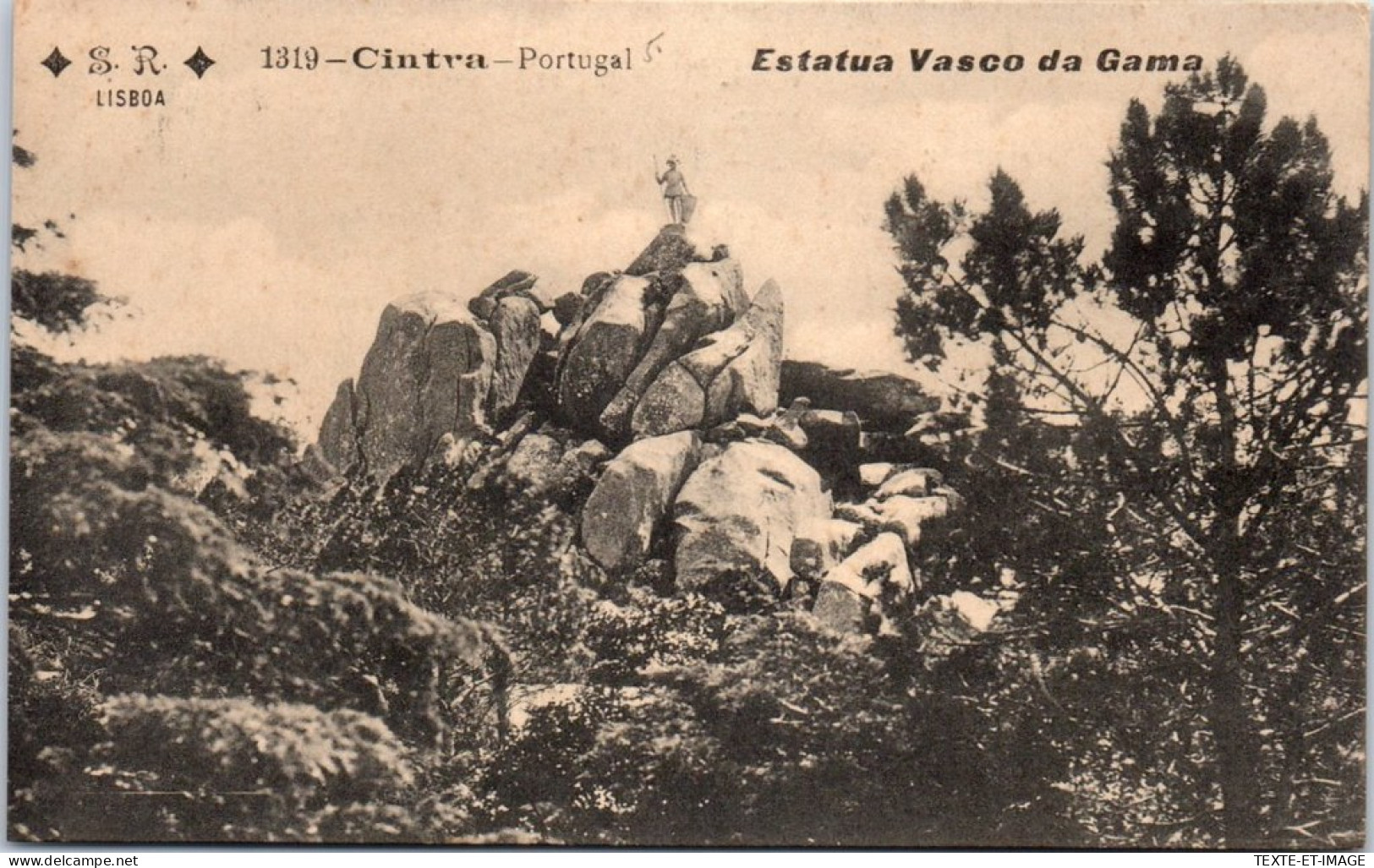 Portugal - Cintra Estatua Vasco Da Gama - Autres & Non Classés