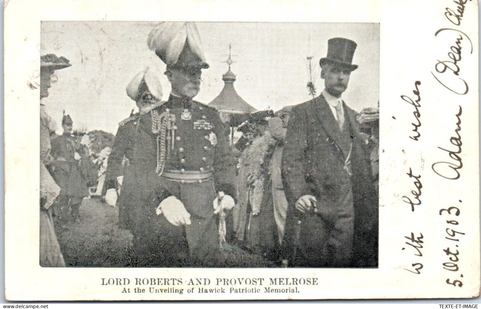 ANGLETERRE - Lord Roberts & Provost Melrose  - Autres & Non Classés
