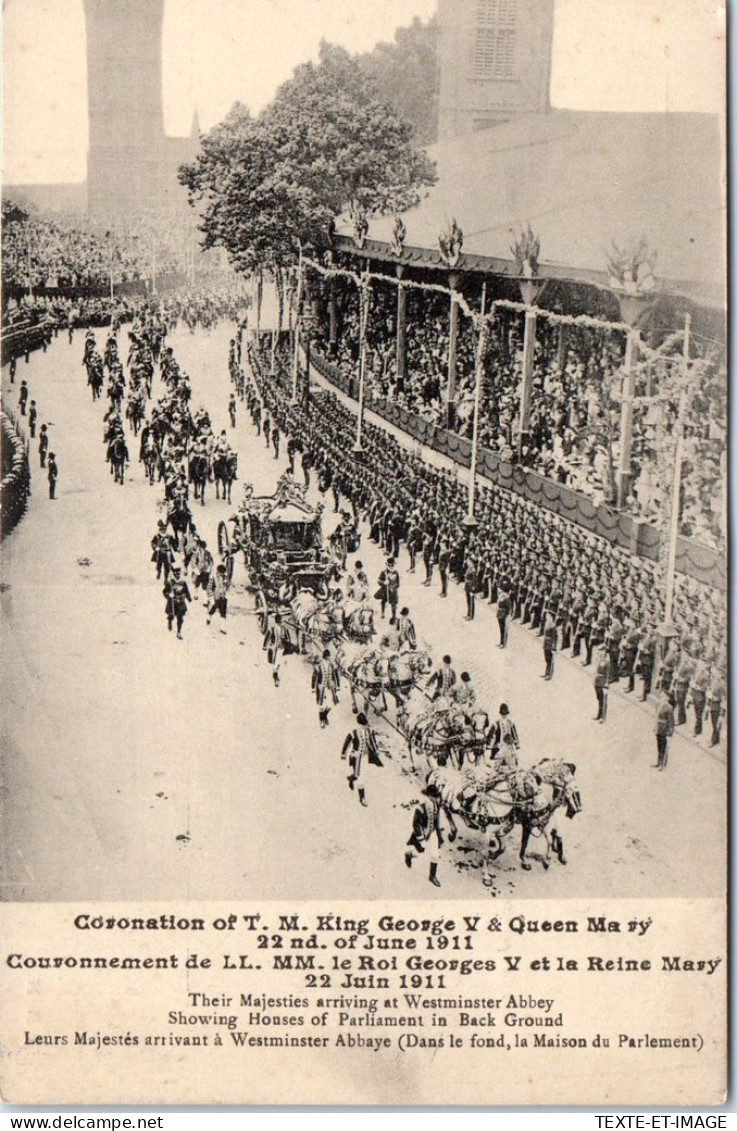 ANGLETERRE - LONDON - Coronation Of T.M King George V  - Other & Unclassified