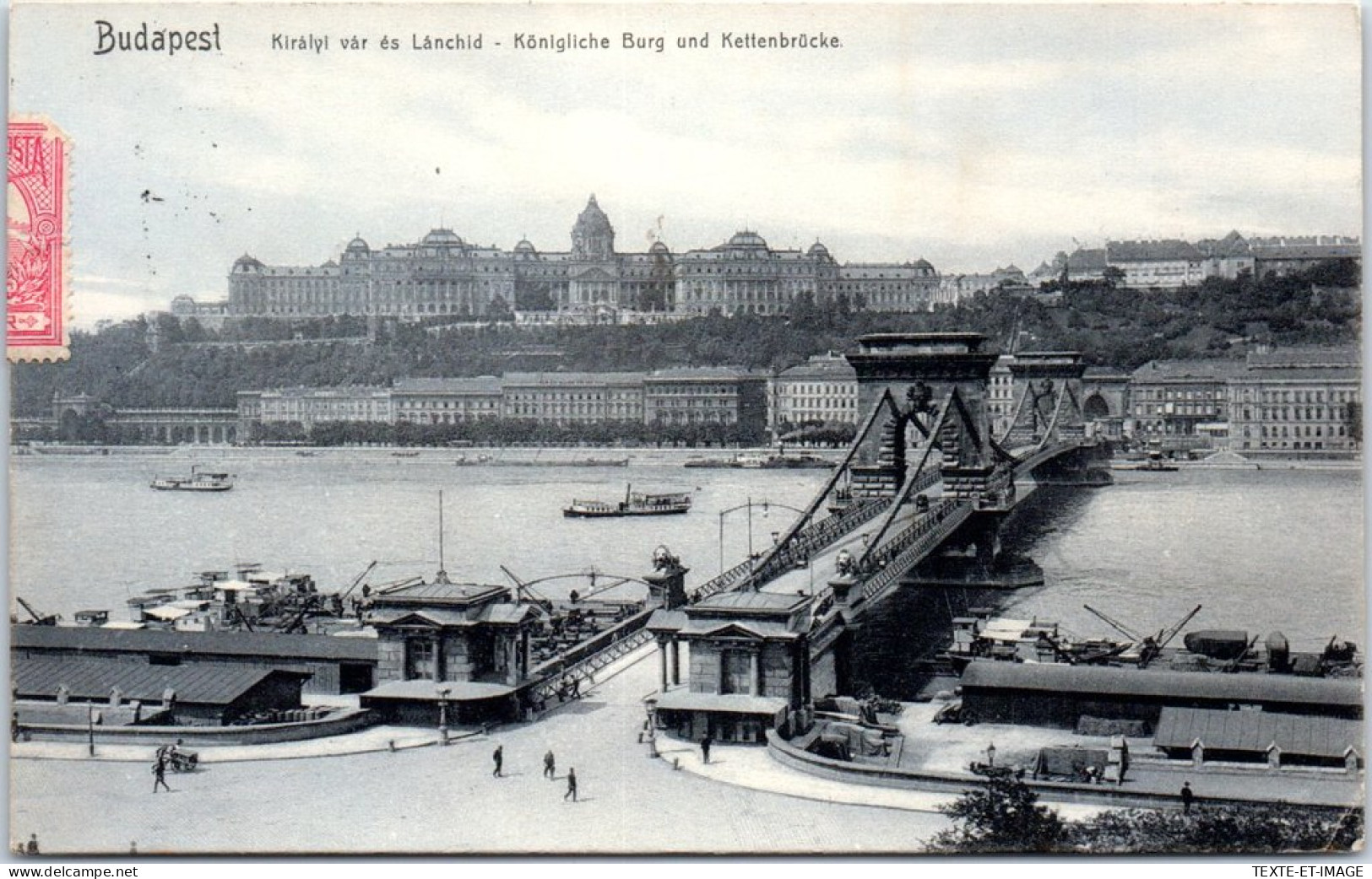 HONGRIE - Budapest Kiralyl Var Es Lanchid  - Ungheria