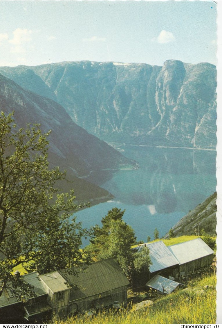 Norway View From Kjeåsen Against Eidfjord Hardanger Norge Norvège - Norway