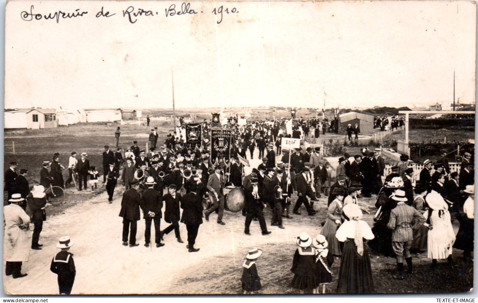 14 RIVA BELLA - CARTE PHOTO - Passage De La Musique 1910 - Riva Bella
