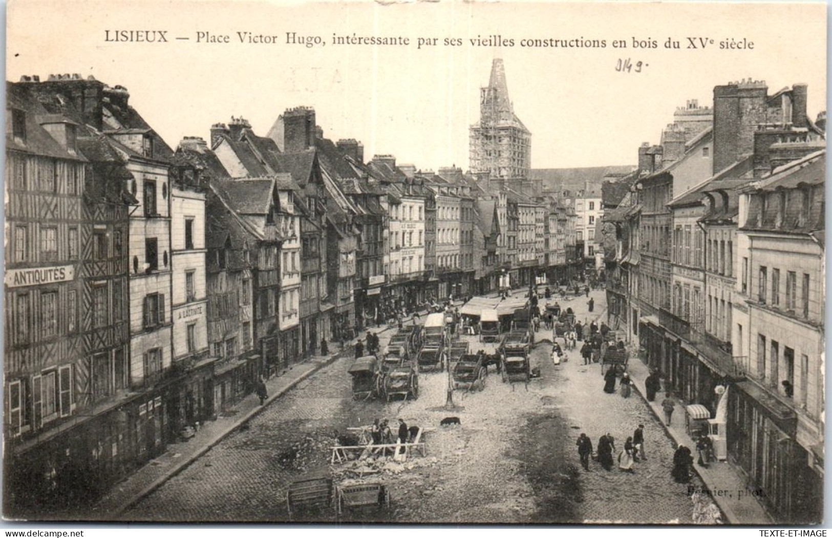 14 LISIEUX - Place Victor Hugo Un Jour De Marche  - Lisieux