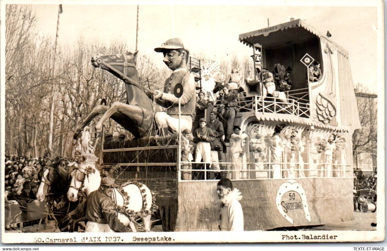 13 AIX EN PROVENCE - Char Du Carnaval De 1937 - Autres & Non Classés