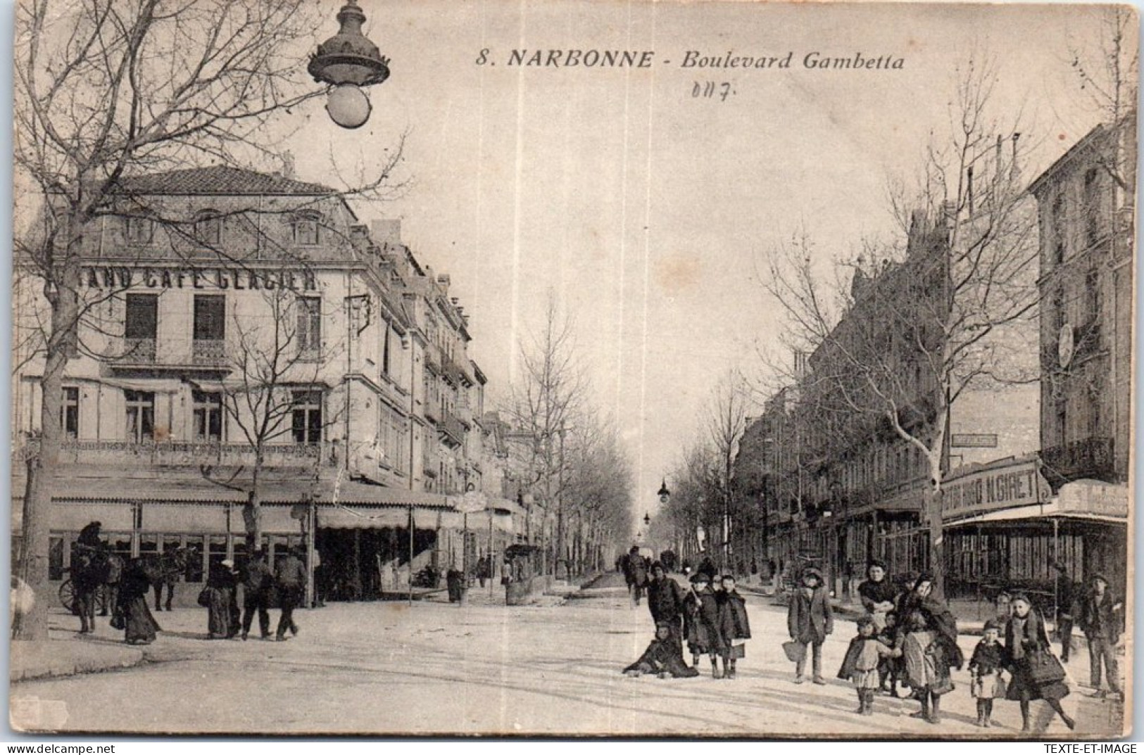 11 NARBONNE - Vue Du Boulevard Gambetta. - Narbonne