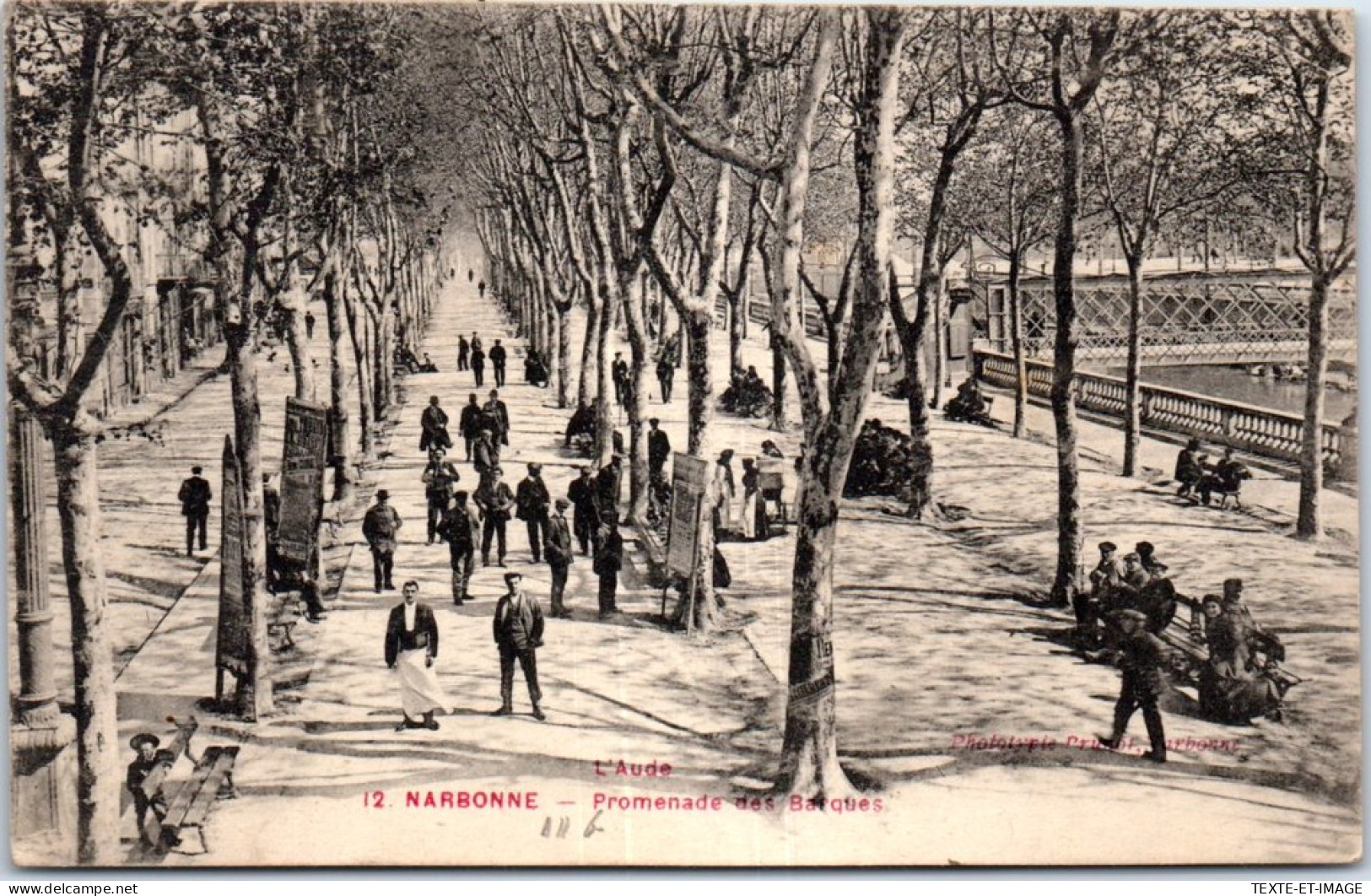 11 NARBONNE - La Promenade Des Barques  - Narbonne