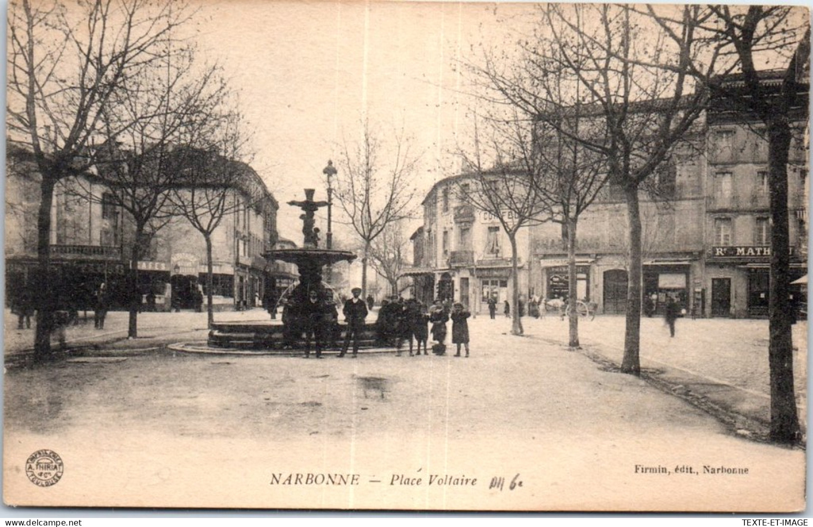 11 NARBONNE - La Place Voltaire. - Narbonne
