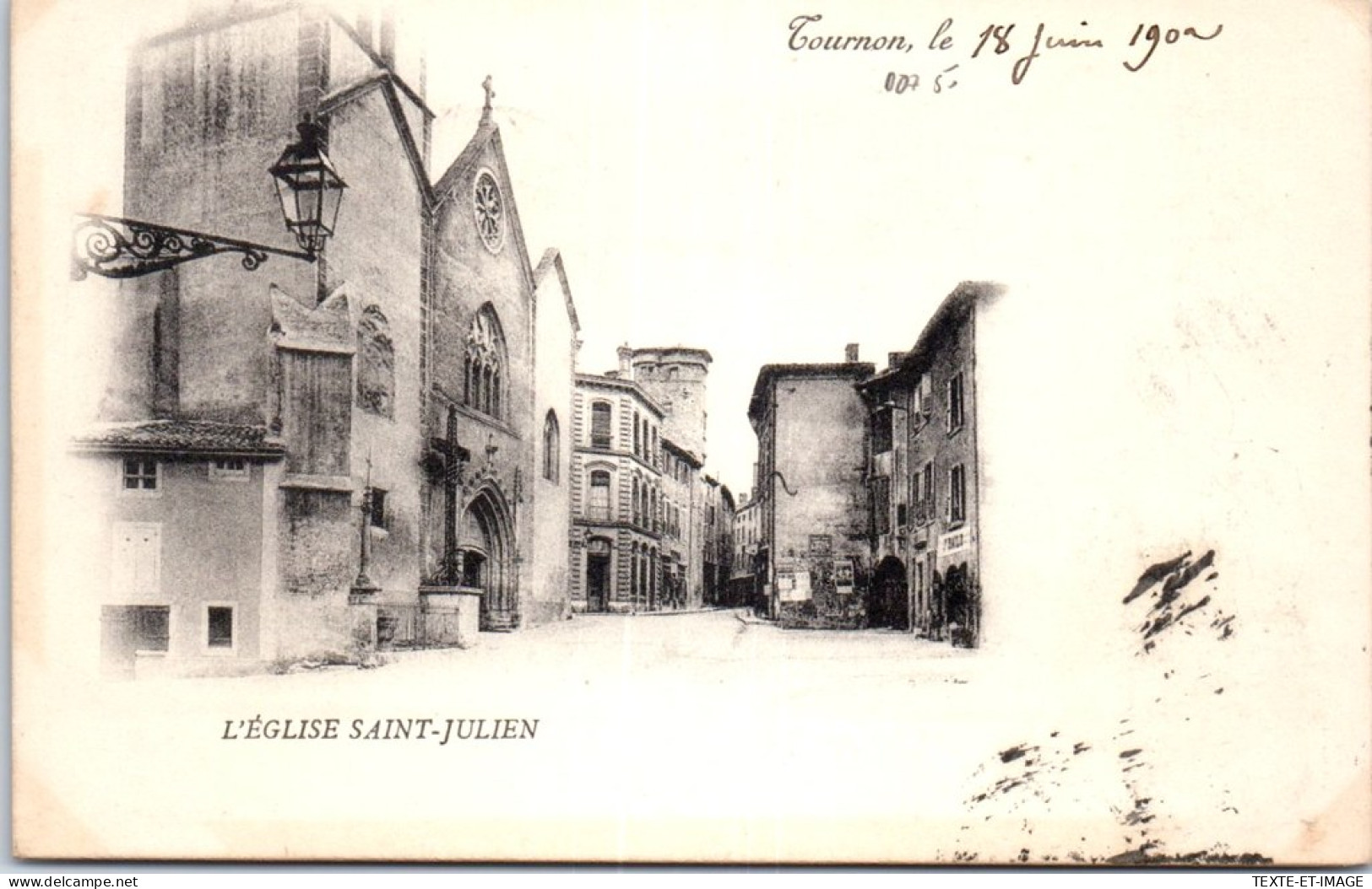 07 TOURNON - L'eglise Saint Julien  - Other & Unclassified