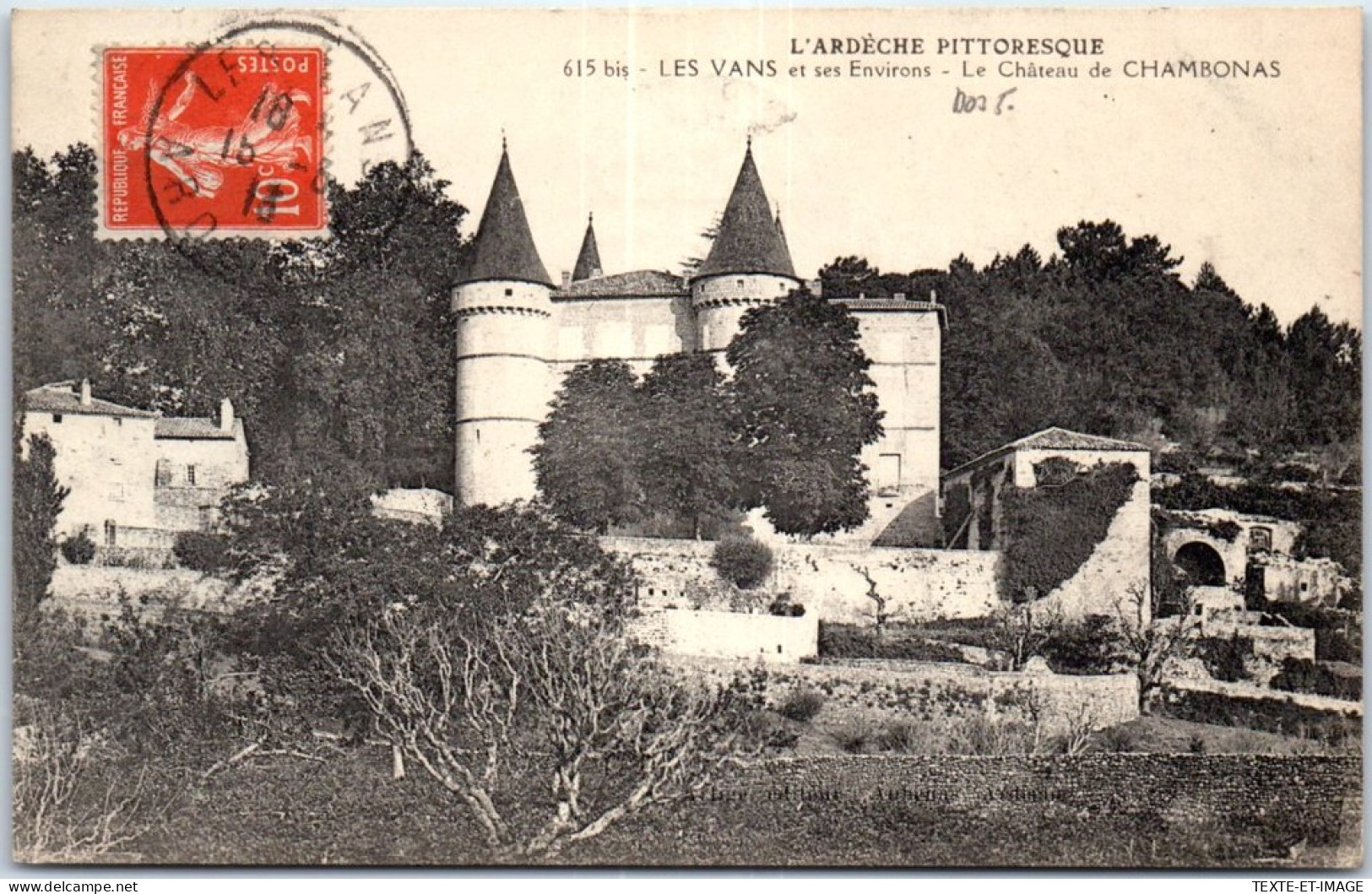 07 LES VANS - Le CHATEAUde Chambonas  - Sonstige & Ohne Zuordnung