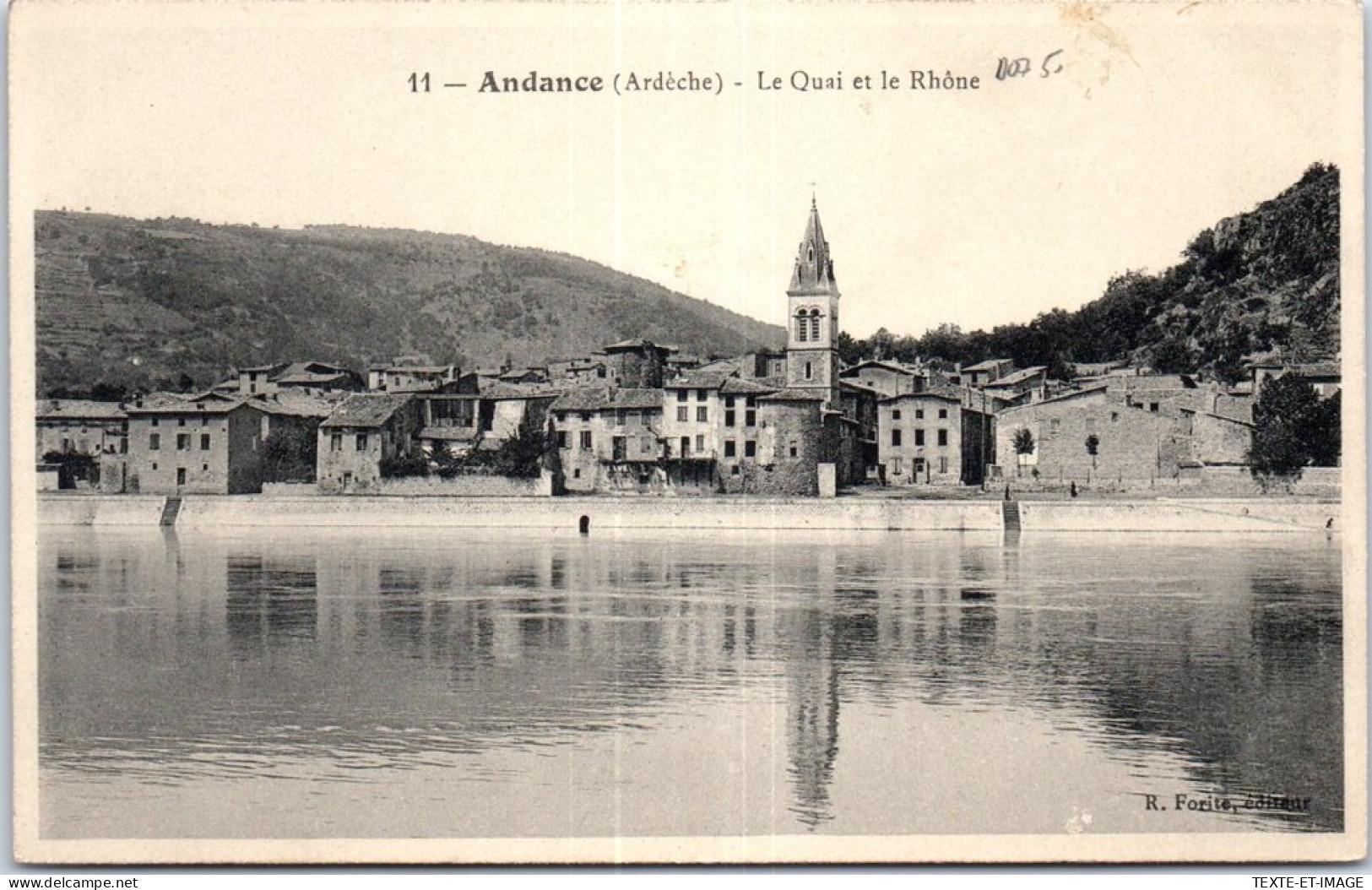 07 ANDANCE - Le Quai Et Le Rhone  - Other & Unclassified