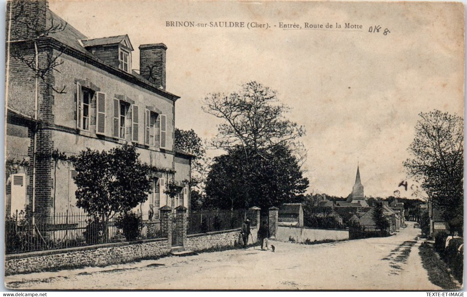 18 BRINON SUR SAULDRE - Entree Route De La Motte  - Brinon-sur-Sauldre