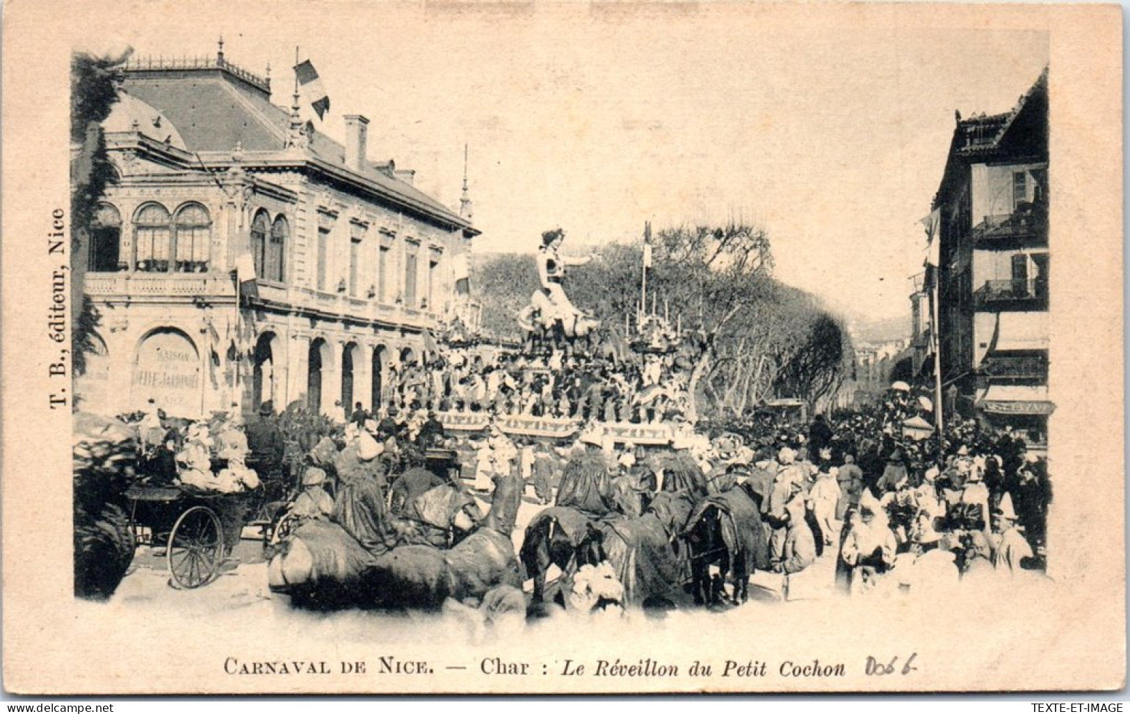 06 NICE - Carnaval - Le Reveillon Du Petit Cochon  - Autres & Non Classés