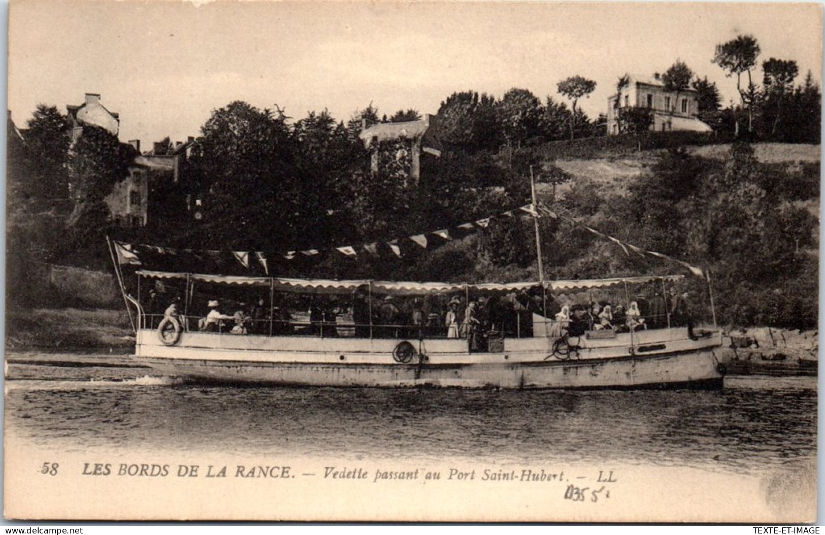 35 Bords De Rance, Vedette Au Port De Saint Hubert  - Sonstige & Ohne Zuordnung