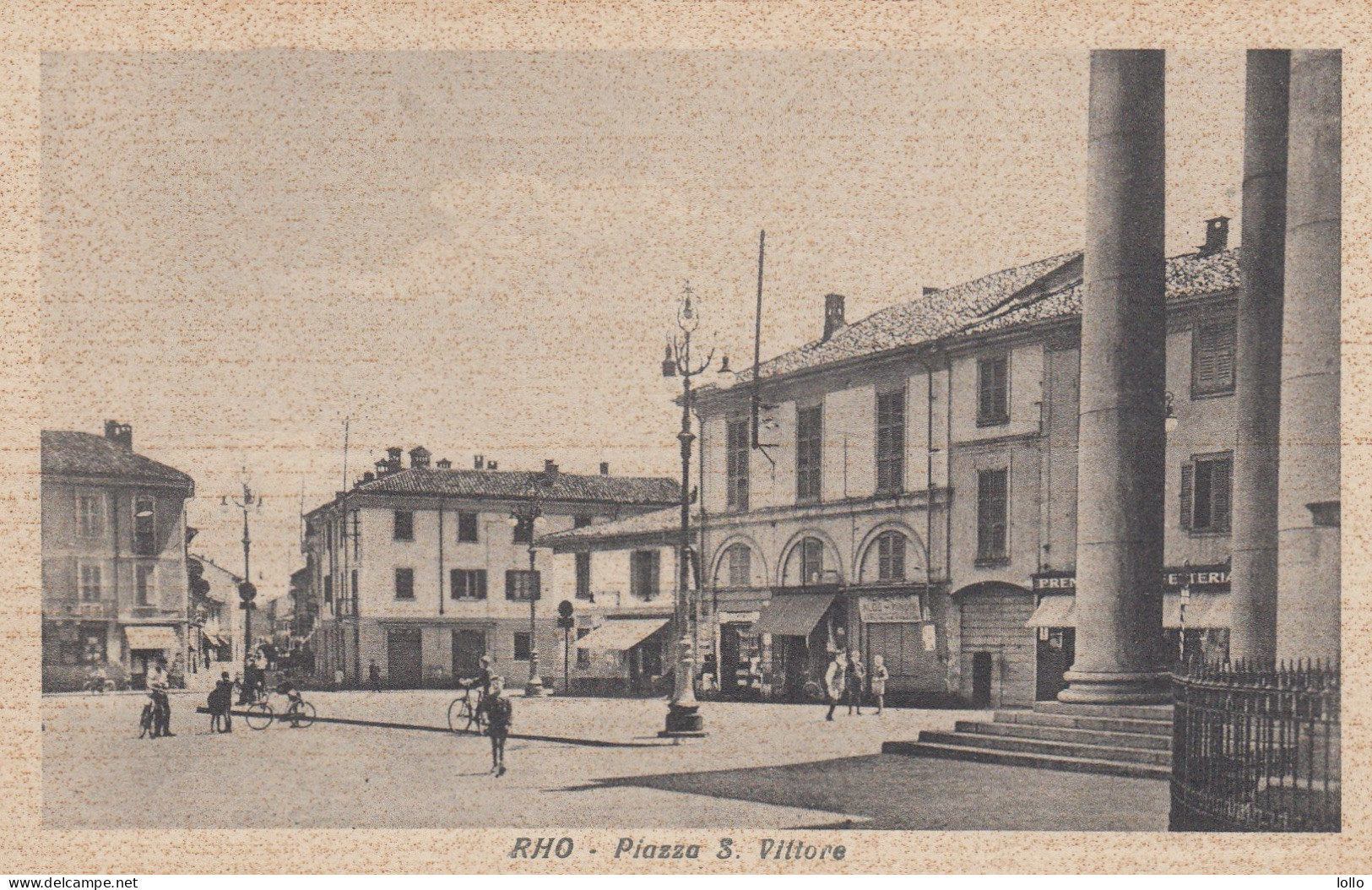 Lombardia  -  Milano  -  Rho  -  Piazza S. Vittore    - F. Piccolo  -  Nuova   - Bella Animata - Autres & Non Classés