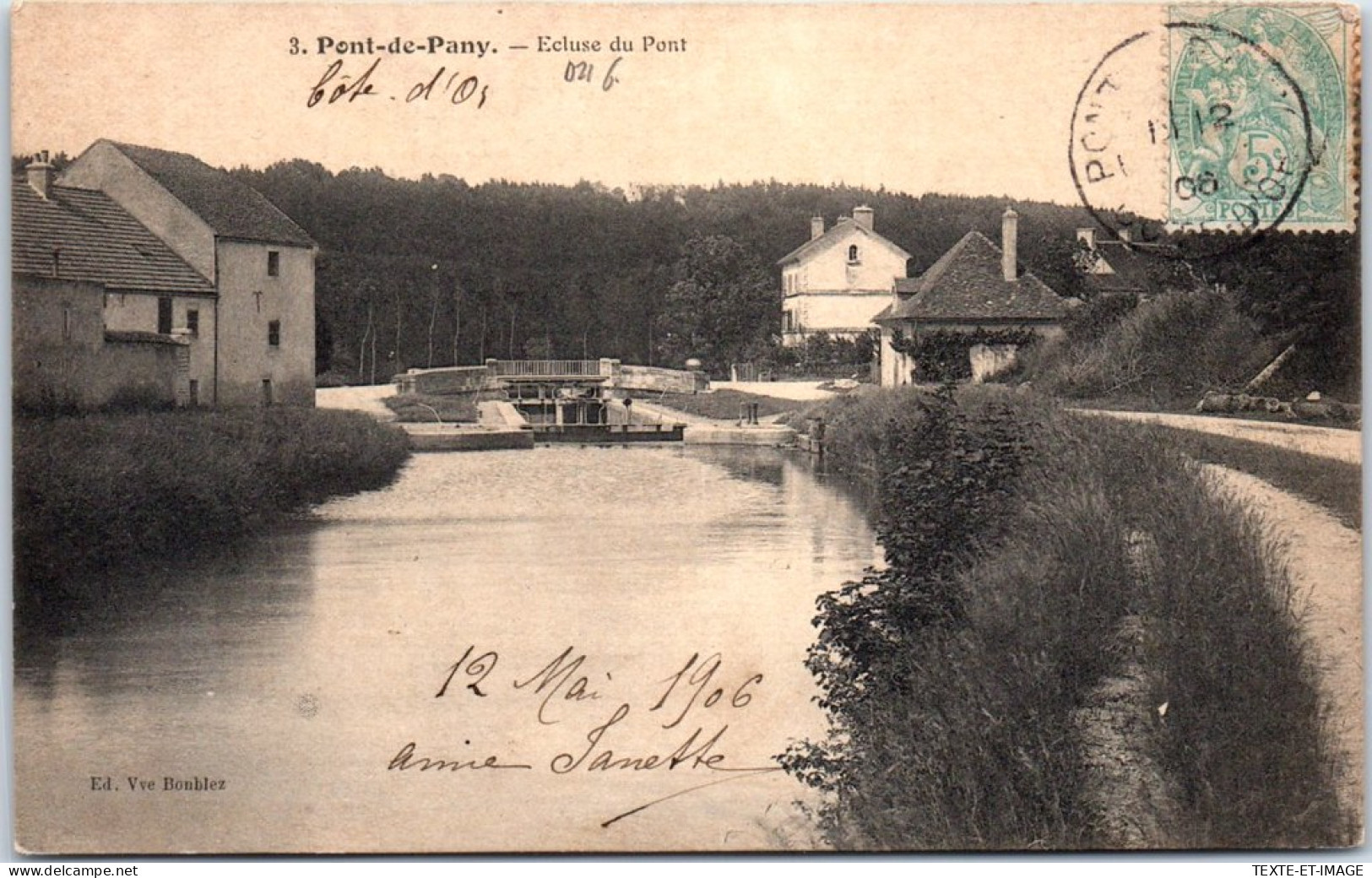 21 PONT DE PANY - Ecluse Du Pont  - Autres & Non Classés