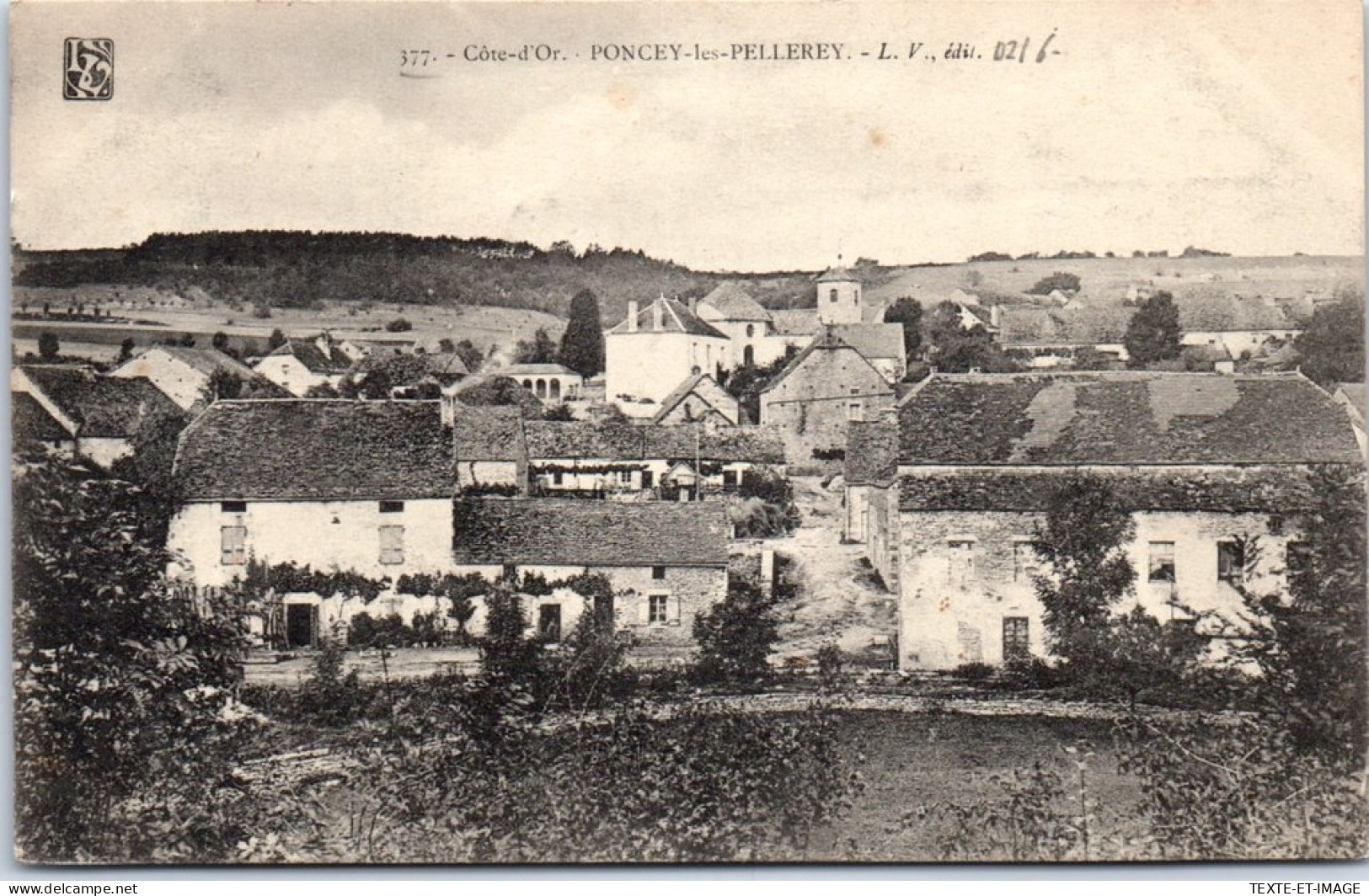 21 PONCEY LES PELLEREY - Vue Generale. - Autres & Non Classés