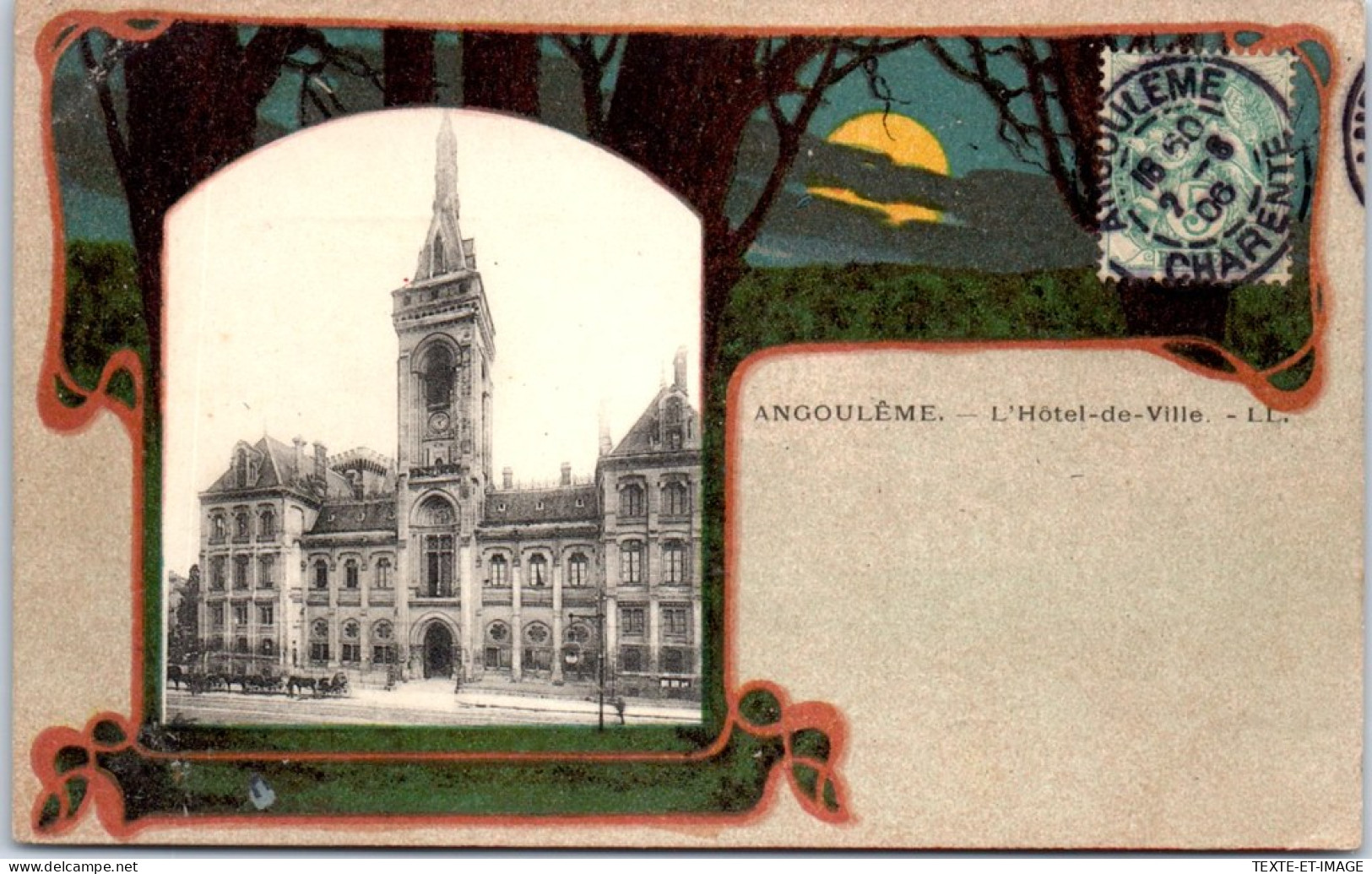 16 ANGOULEME - L'hotel De Ville, Carte Souvenir  - Angouleme