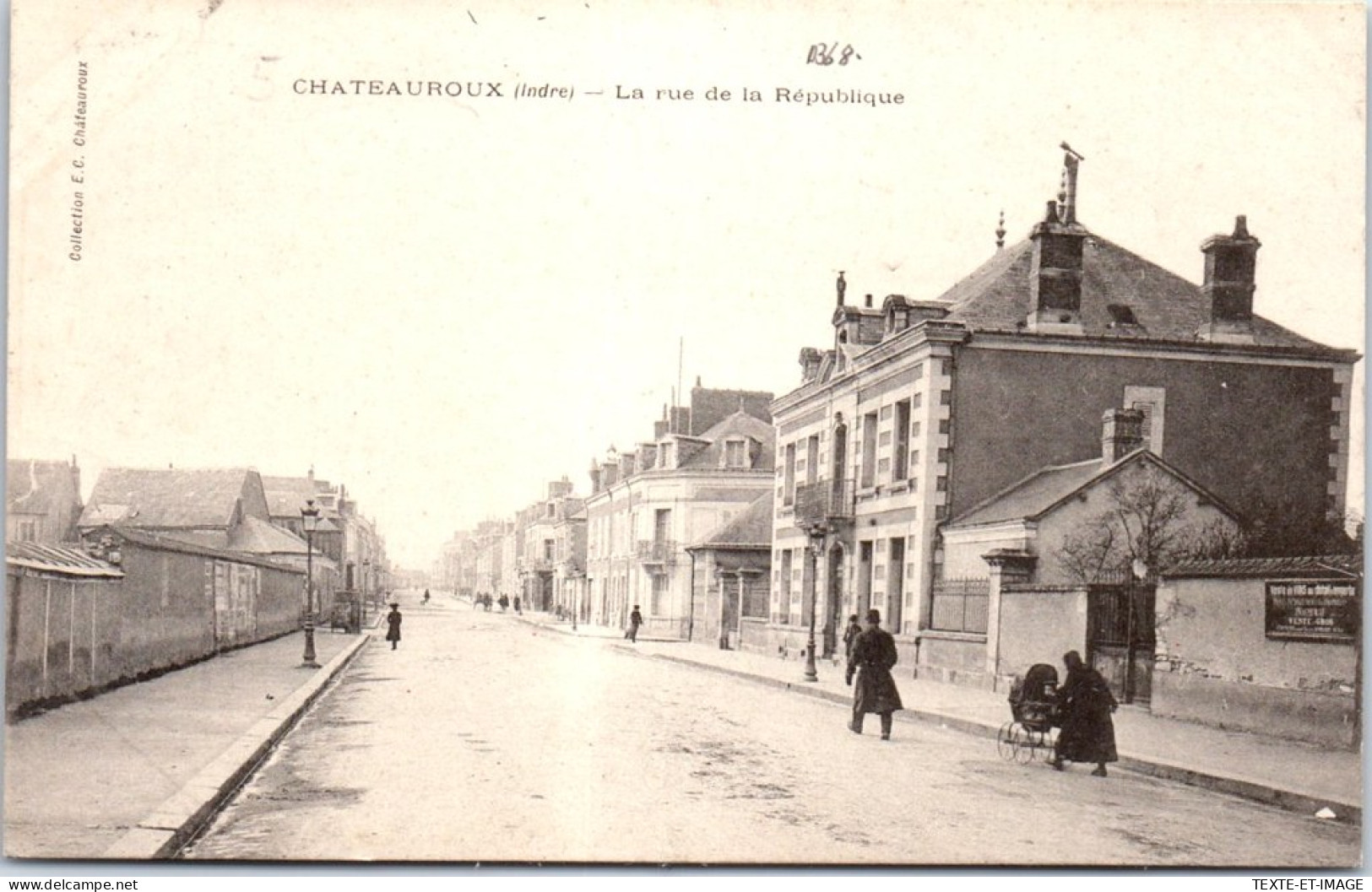36 CHATEAUROUX - Perspective Rue De La Republique  - Chateauroux
