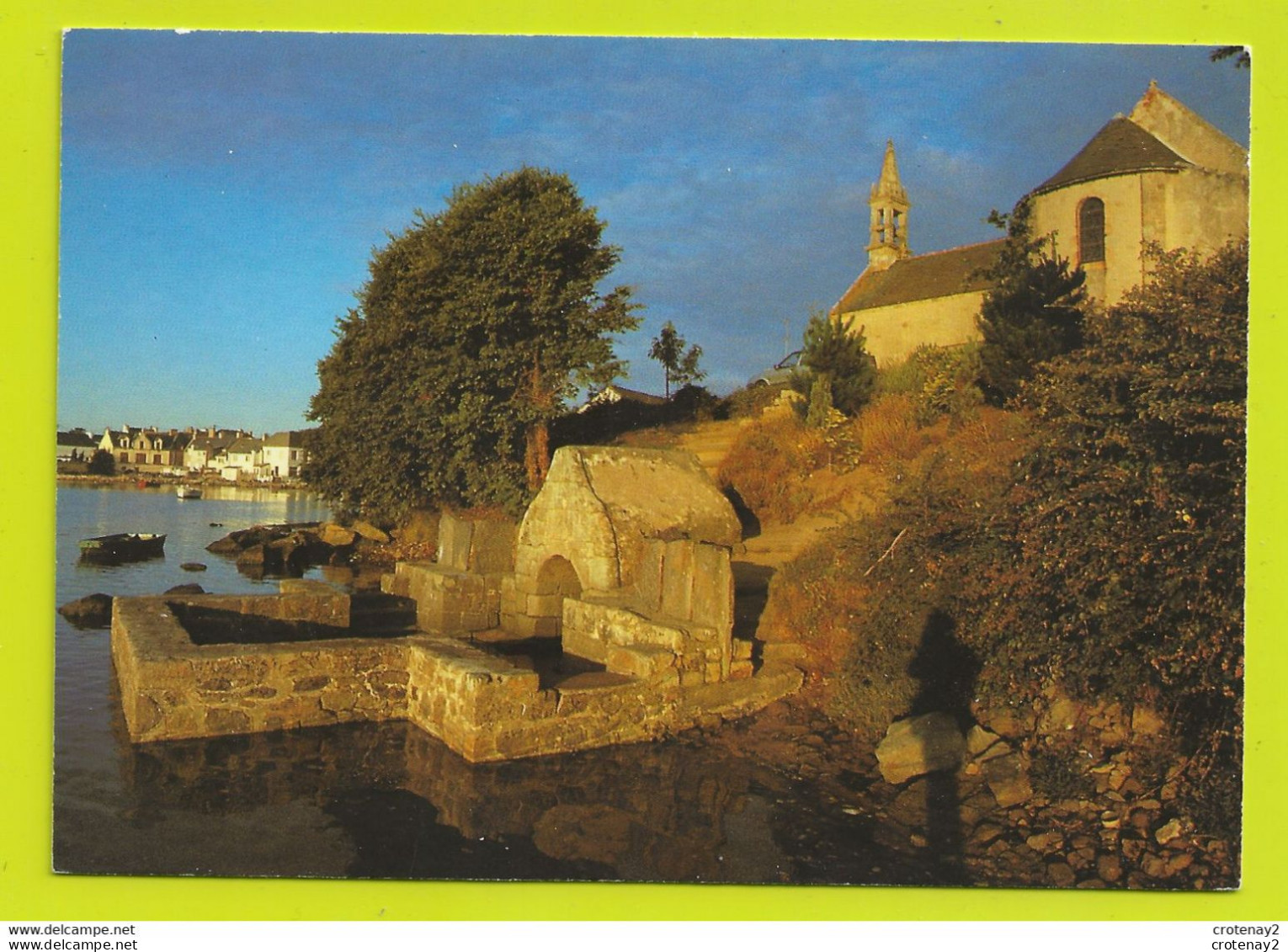 56 BELZ Entre Lorient Et Carnac Fontaine Et Chapelle De St Cado VOIR DOS - Carnac