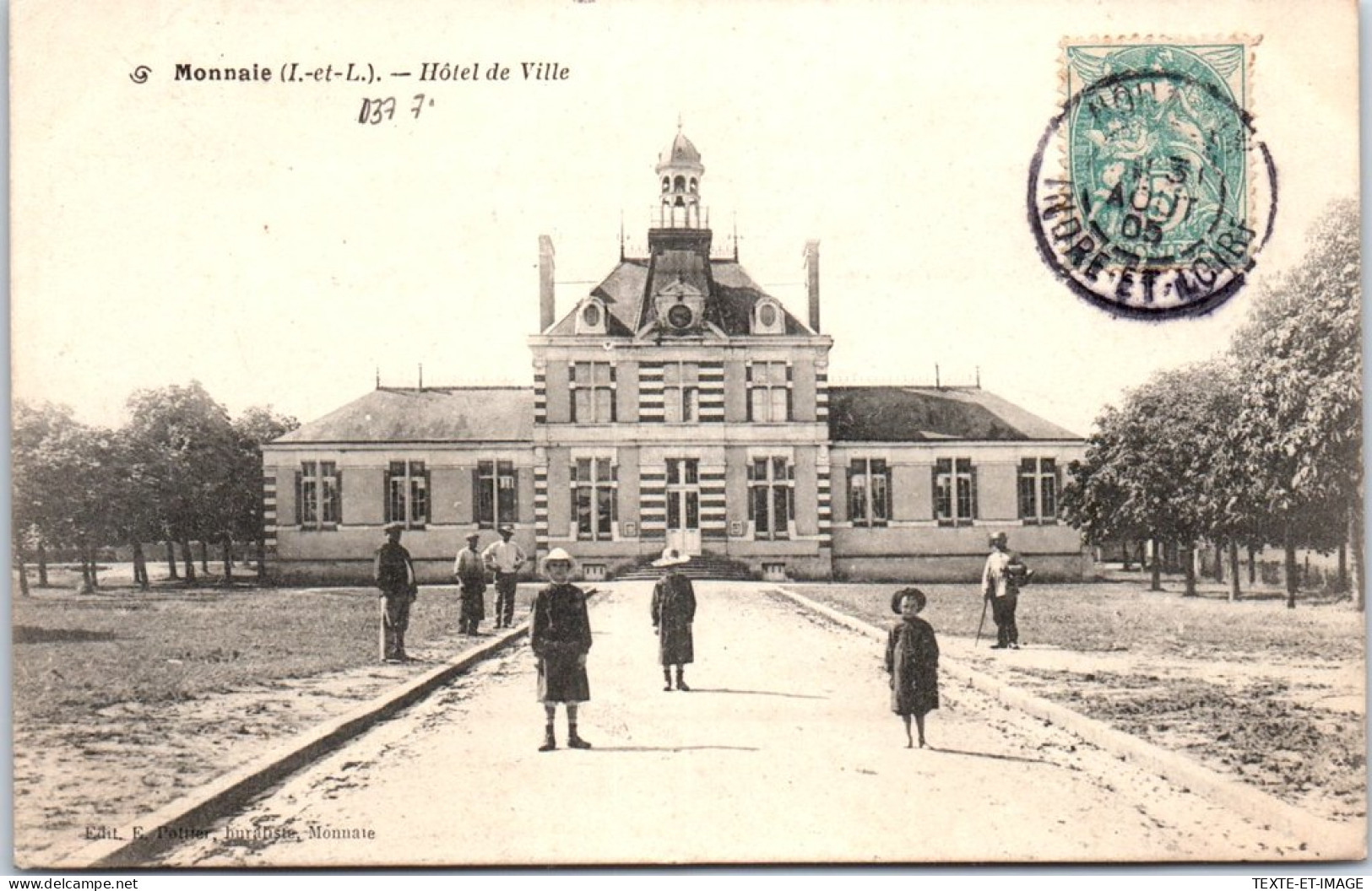 37 MONNAIE - L'hotel De Ville  - Autres & Non Classés