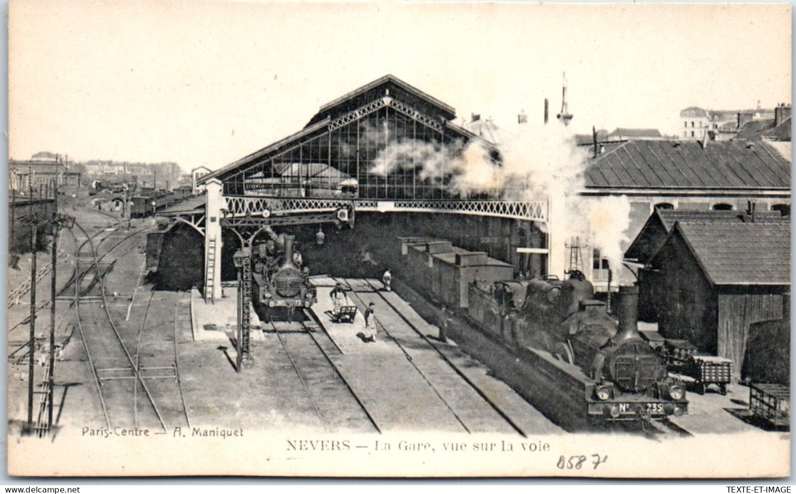 58 NEVERS - La Gare, Vue Sur La Voie. - Nevers