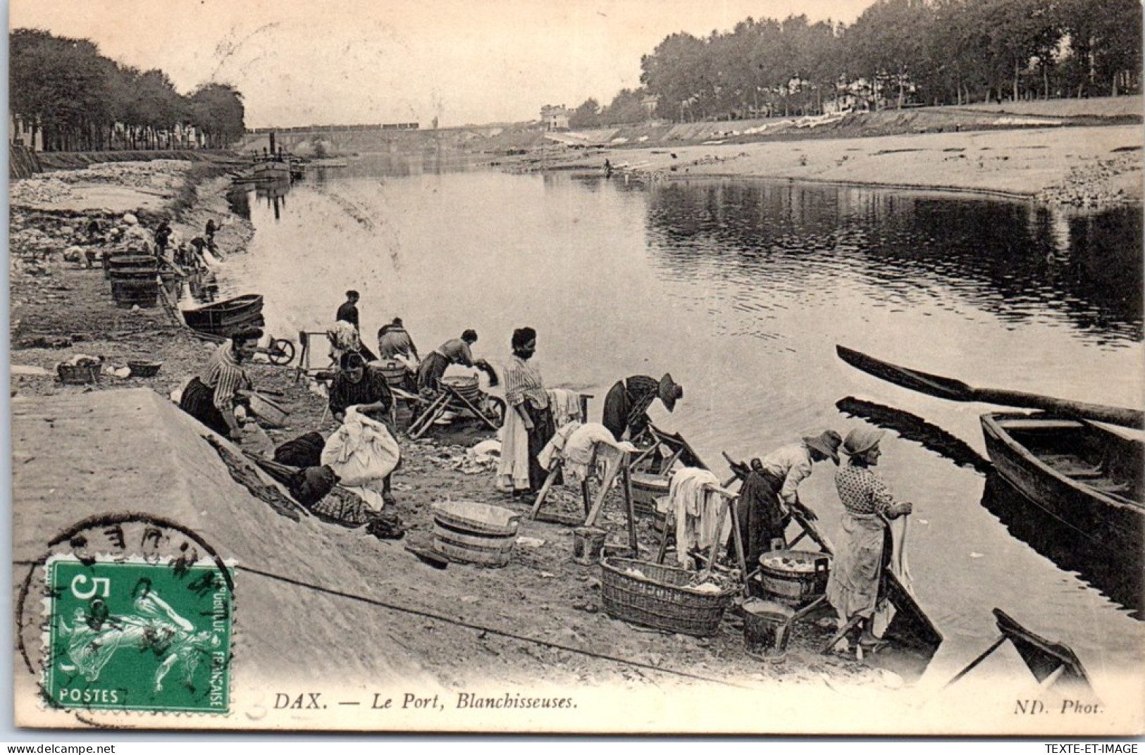 40 DAX - Le Port, Les Blanchisseuses. - Dax