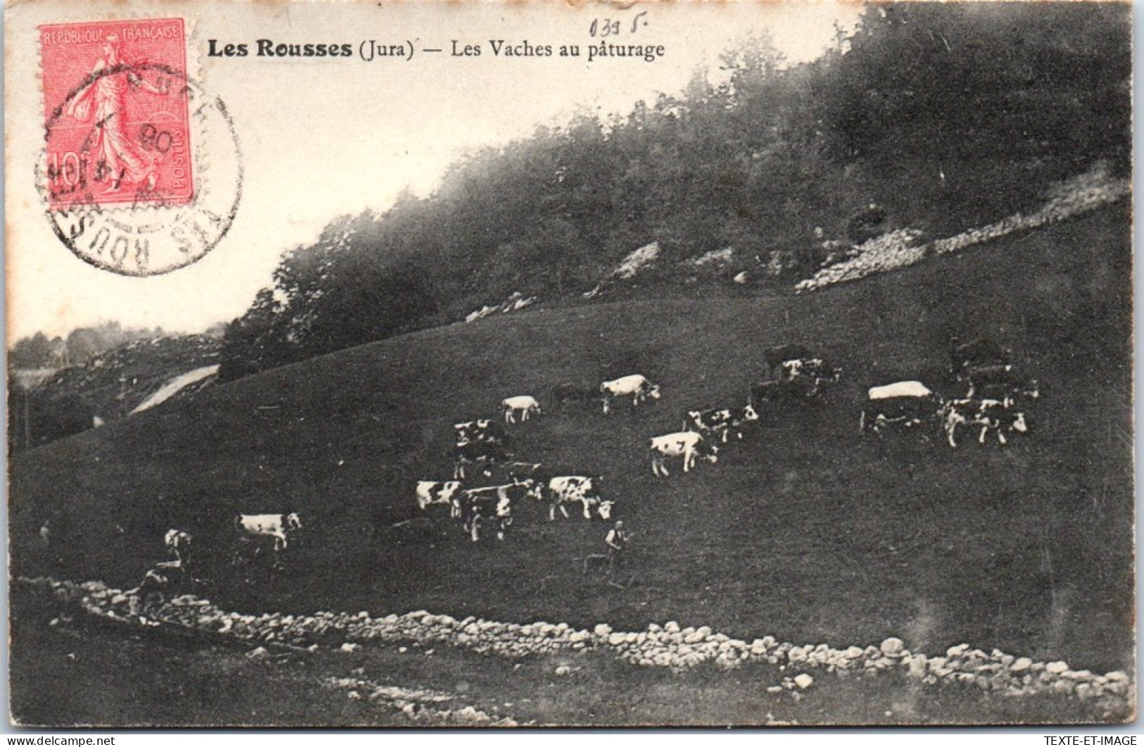 39 LES ROUSSES - Les Vaches Au Paturage. - Other & Unclassified