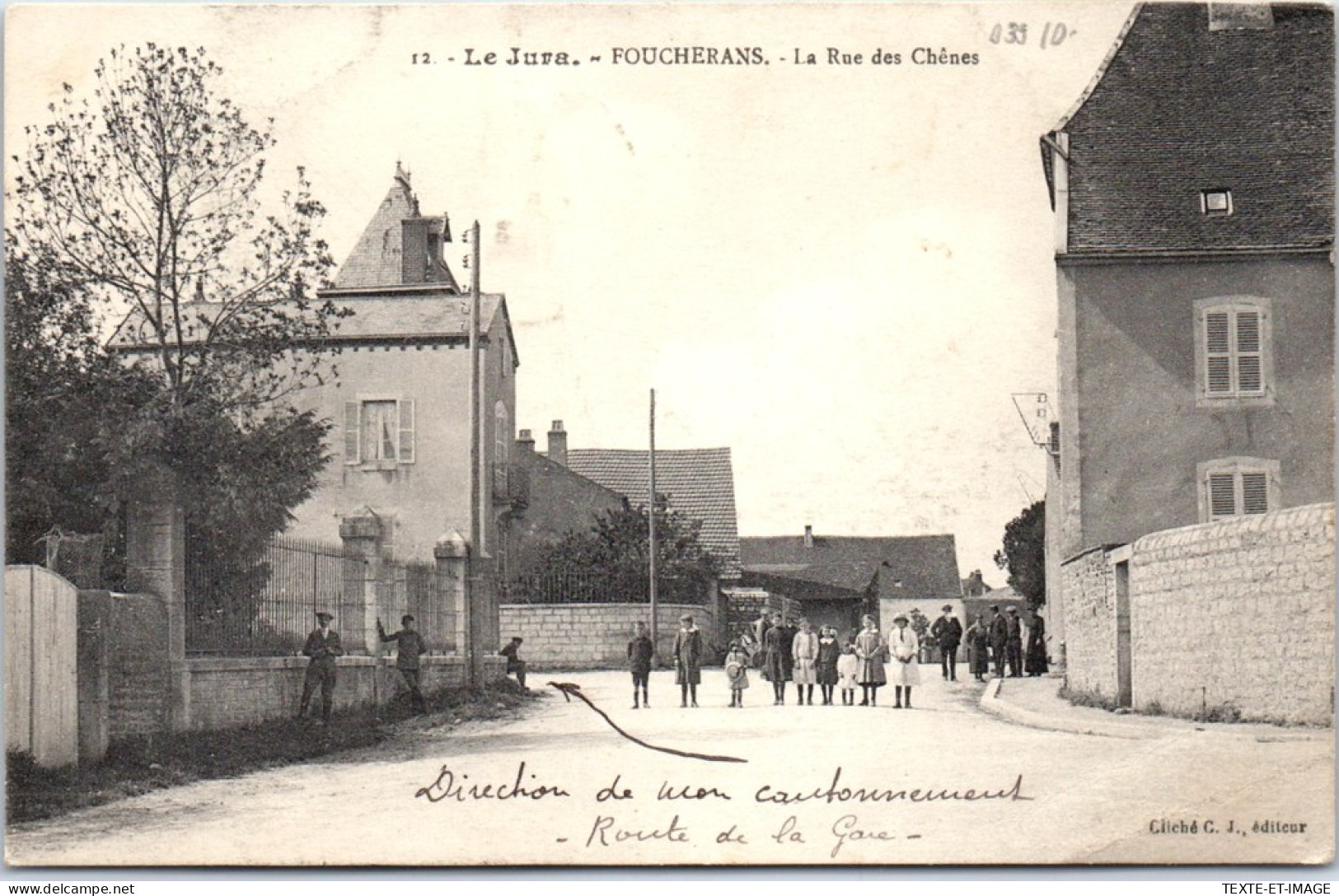 39 FOUCHERANS - La Rue Du Chene  - Other & Unclassified