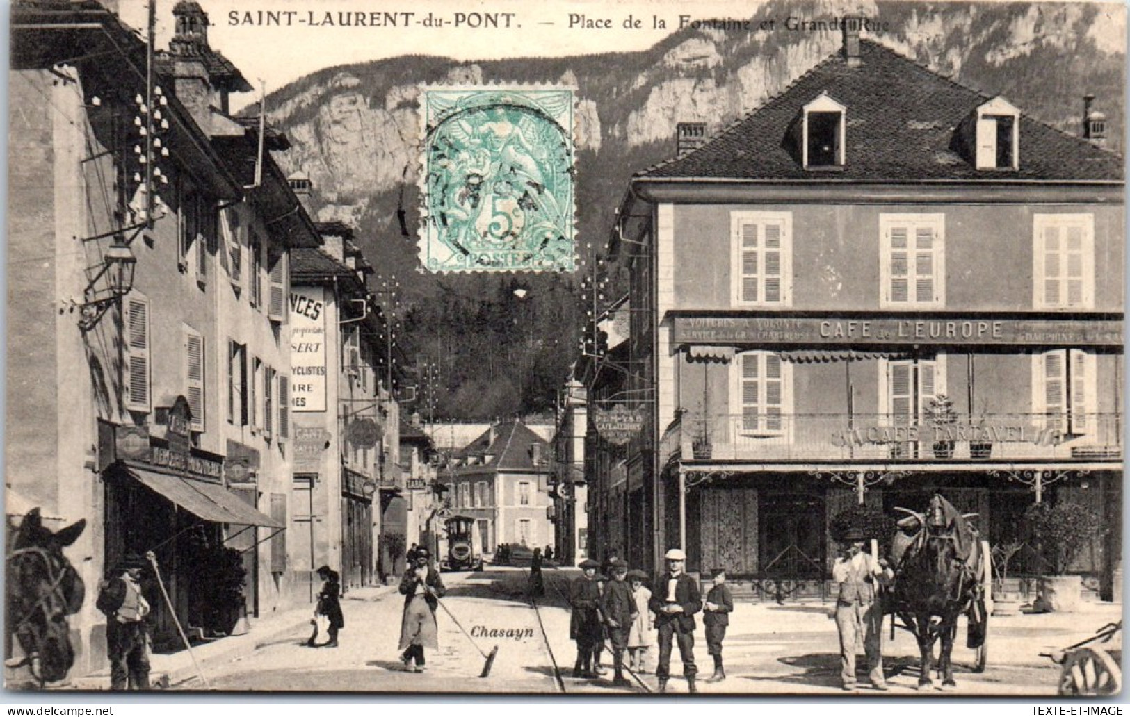 38 SAINT LAURENT DE PONT - Place De La Fontaine  - Other & Unclassified
