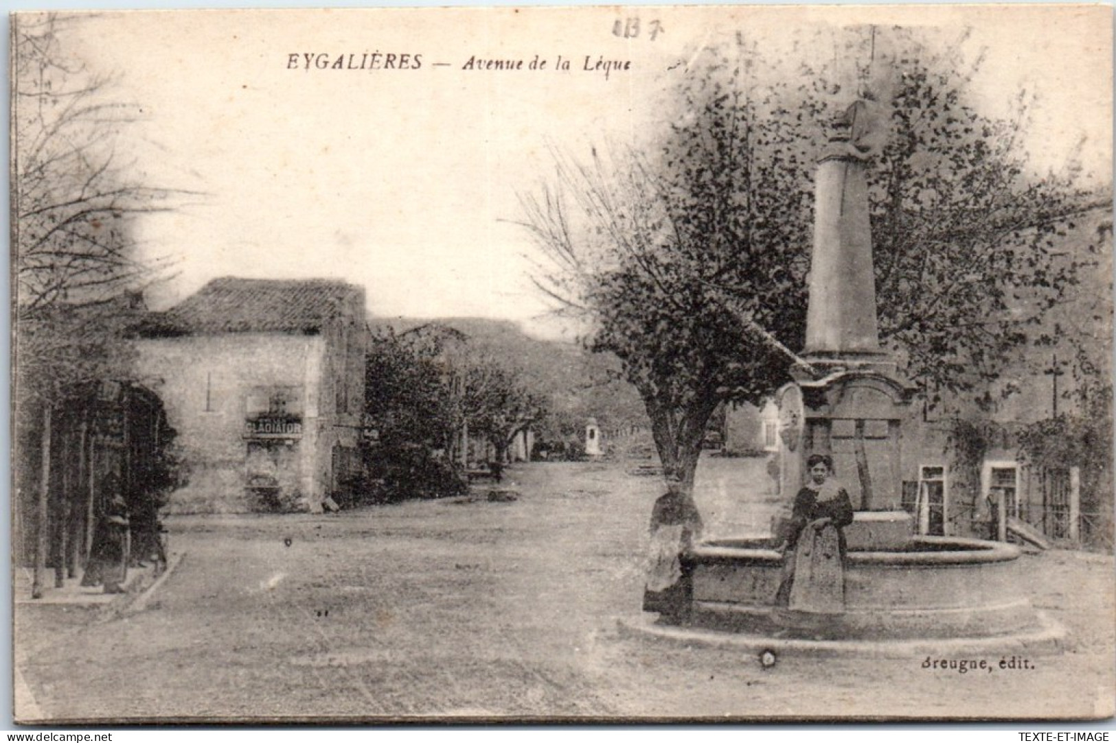 13 EYGALIERES - L'avenue De La Leque  - Autres & Non Classés